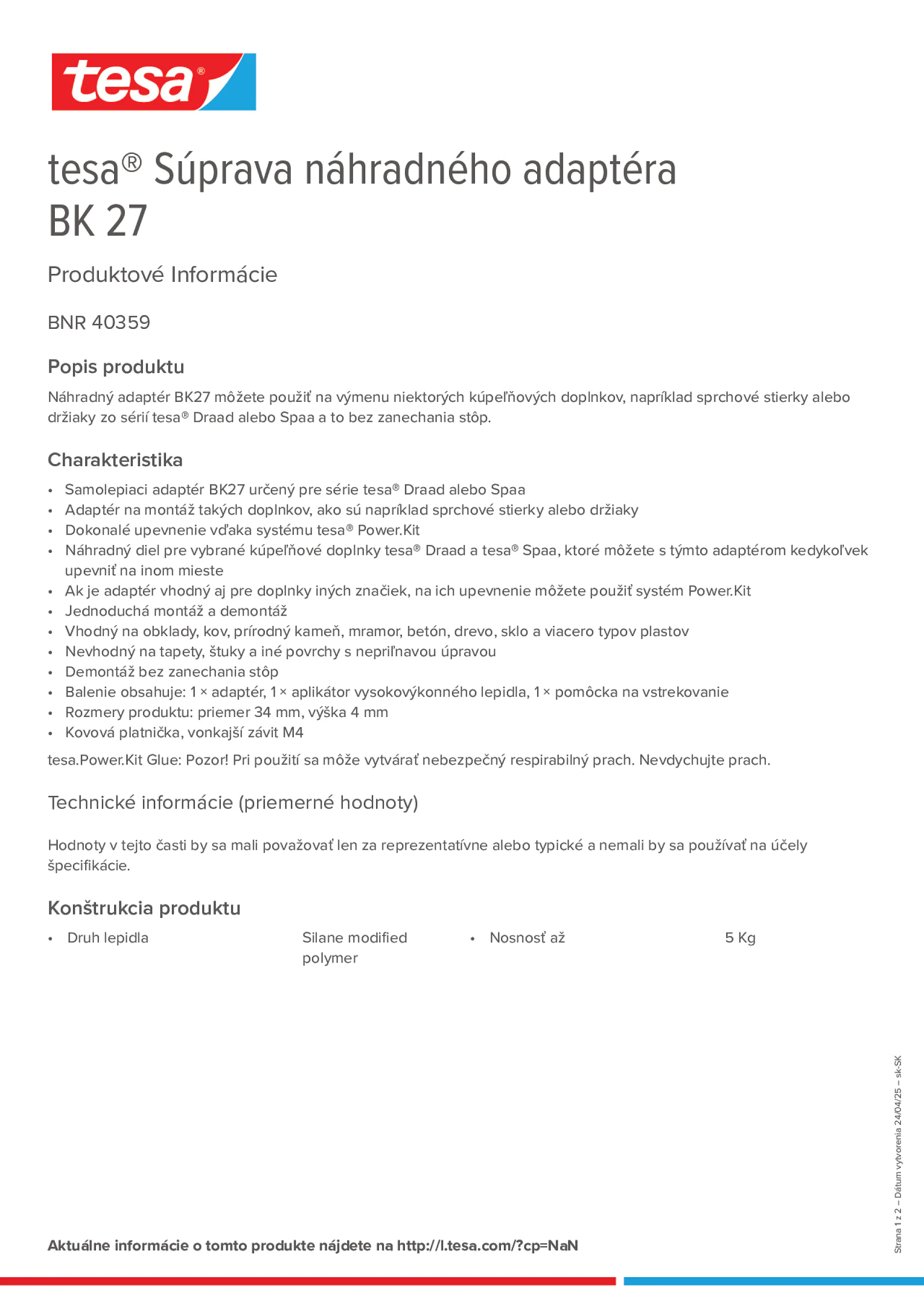 Product information_tesa® 40359_sk-SK