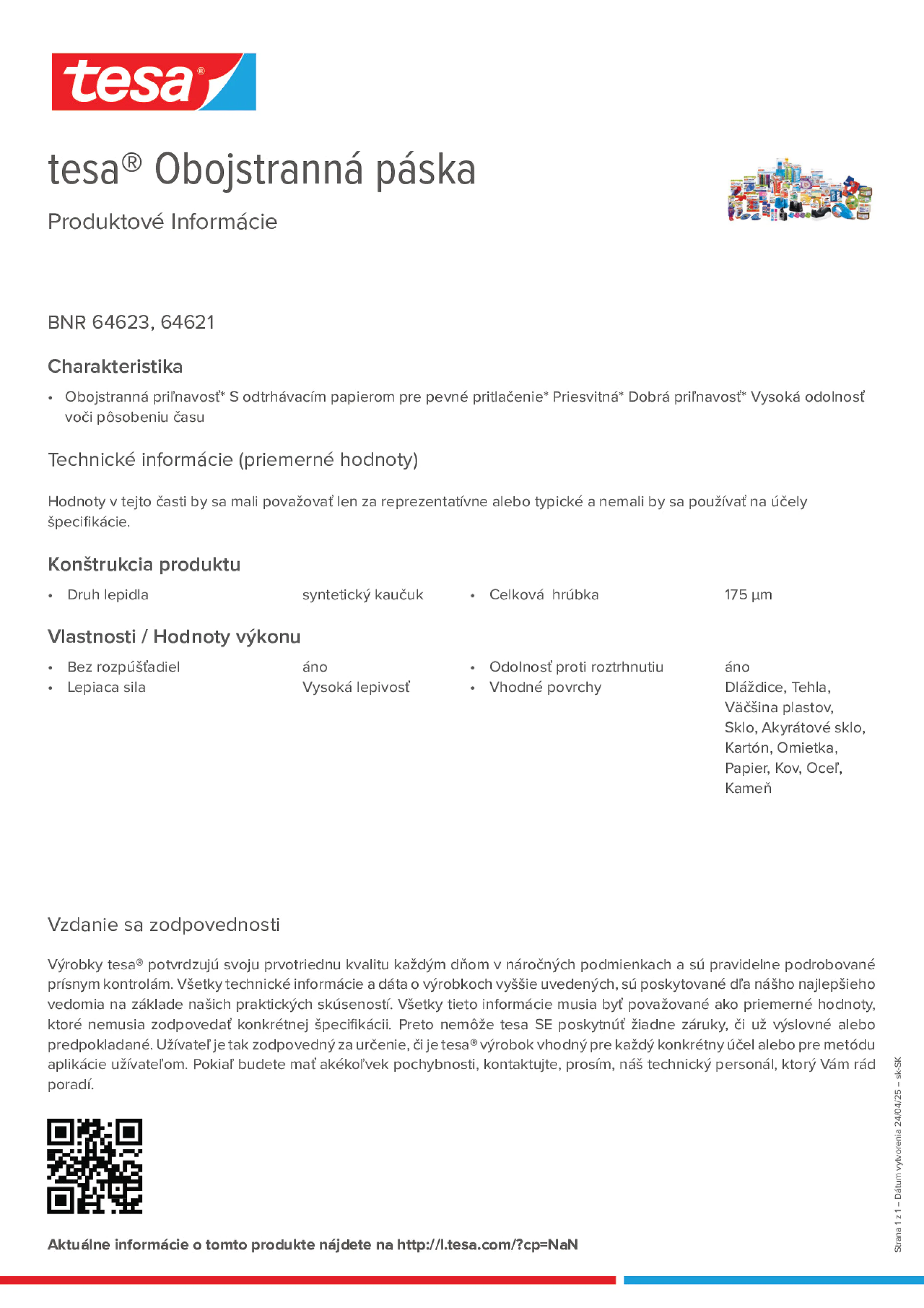 Product information_tesa® 64621_sk-SK
