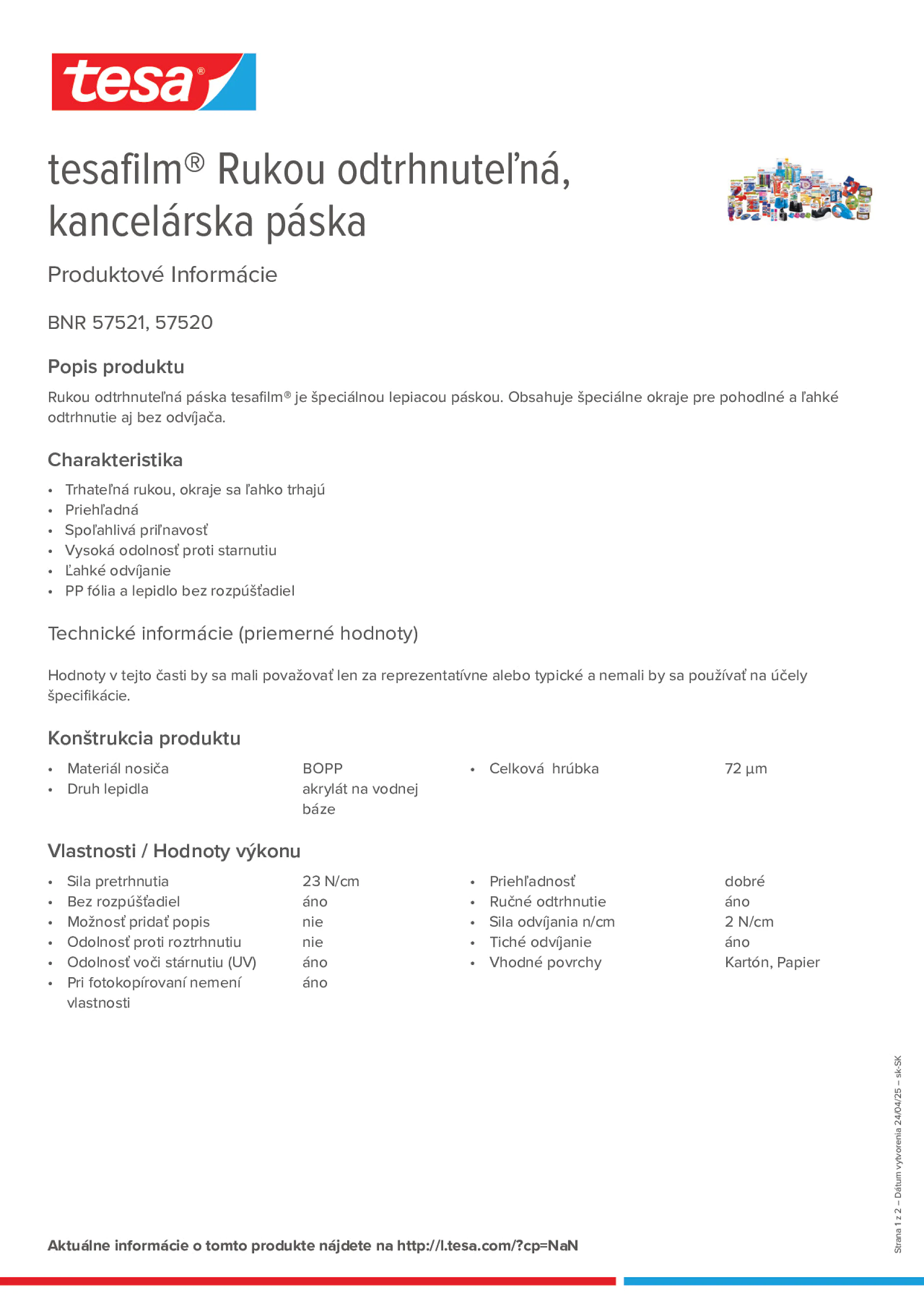 Product information_tesafilm® 57520_sk-SK