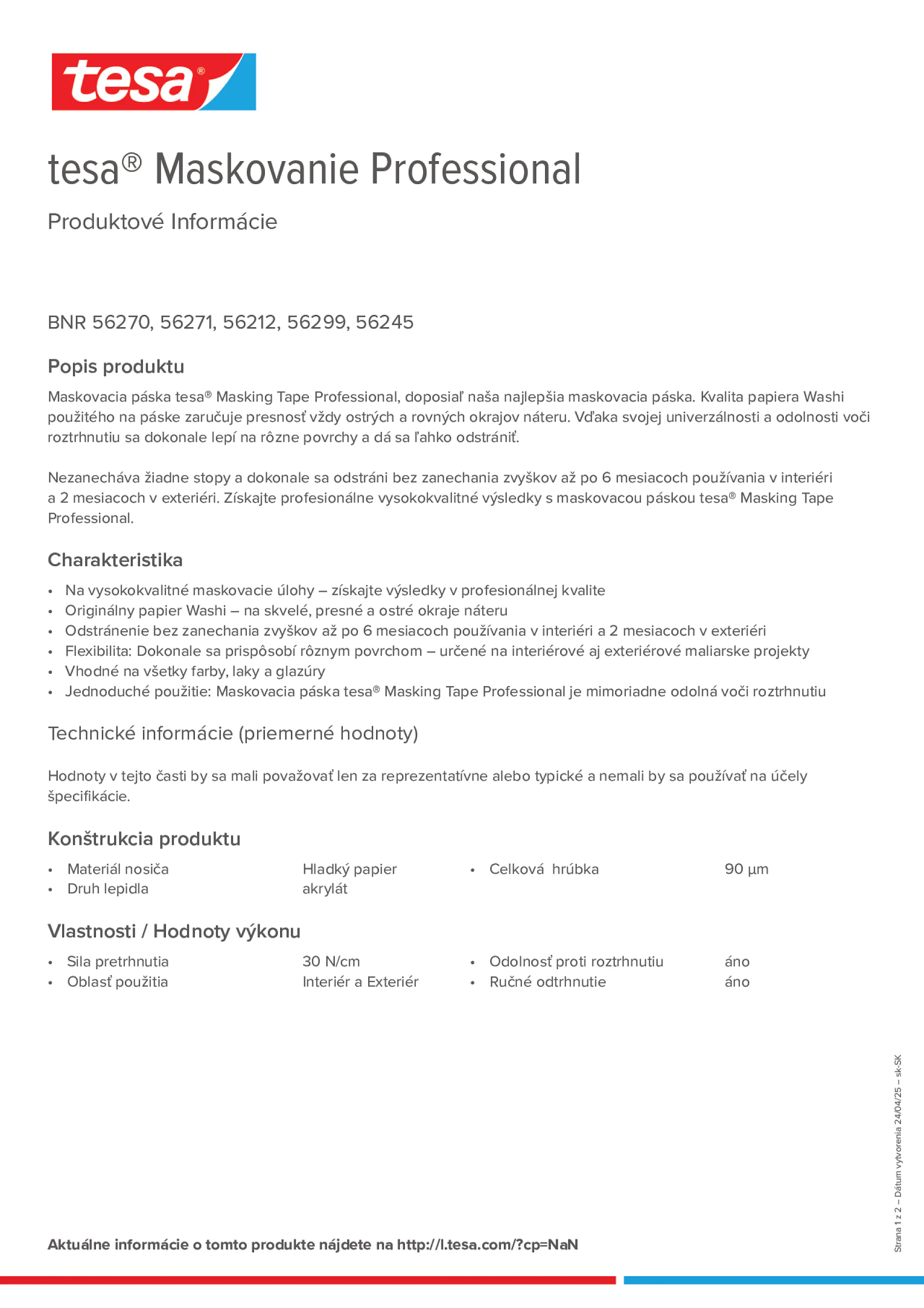 Product information_tesa® 56212_sk-SK