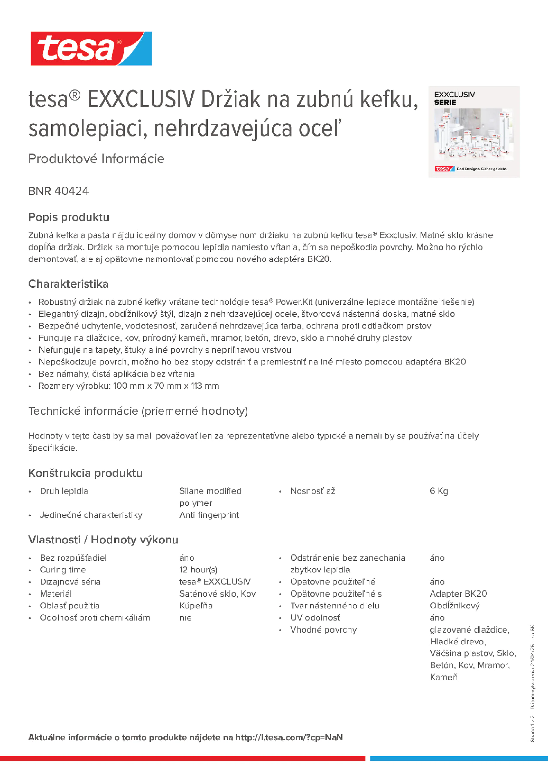 Product information_tesa® 40424_sk-SK