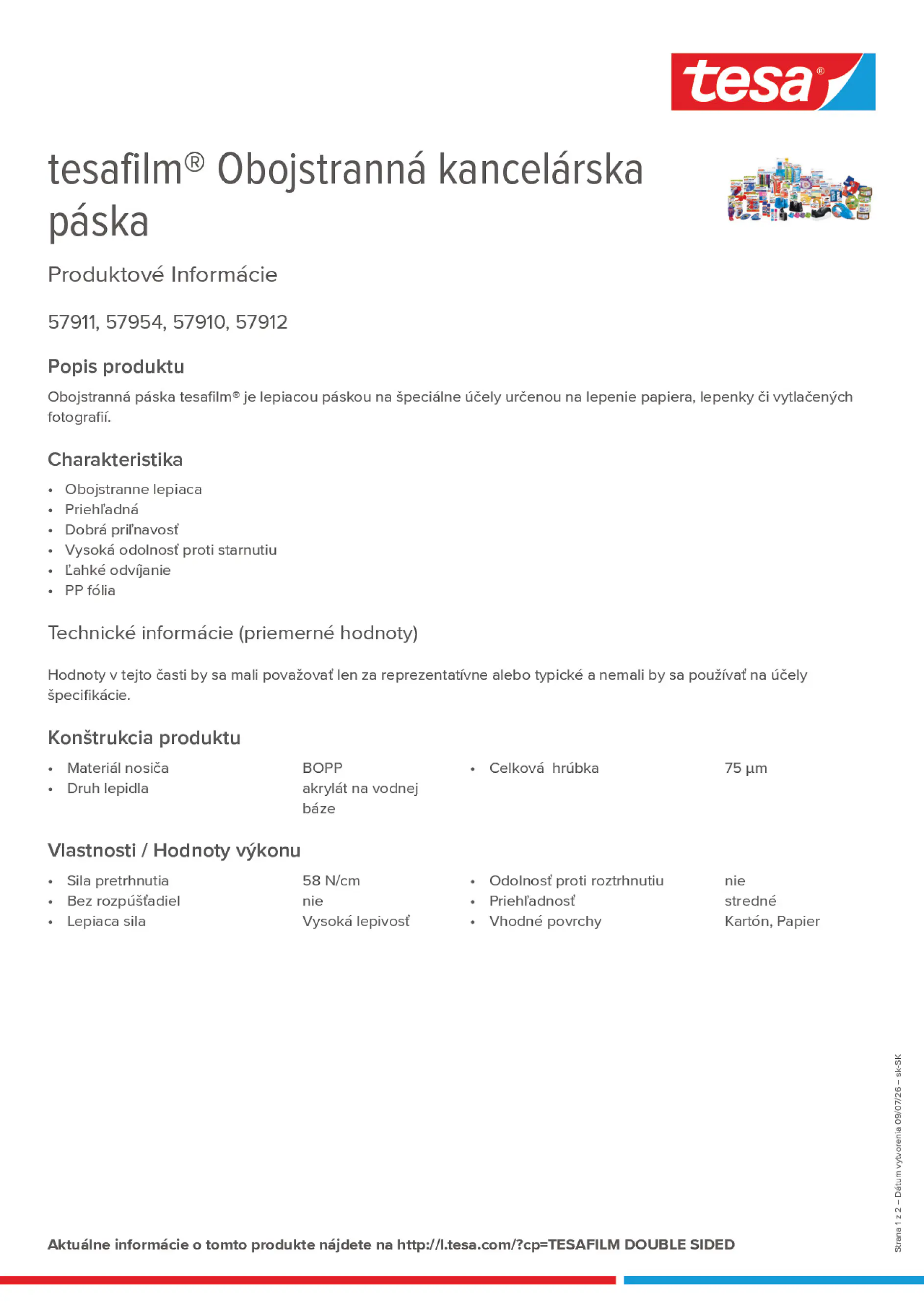 Product information_tesafilm® 57910_sk-SK