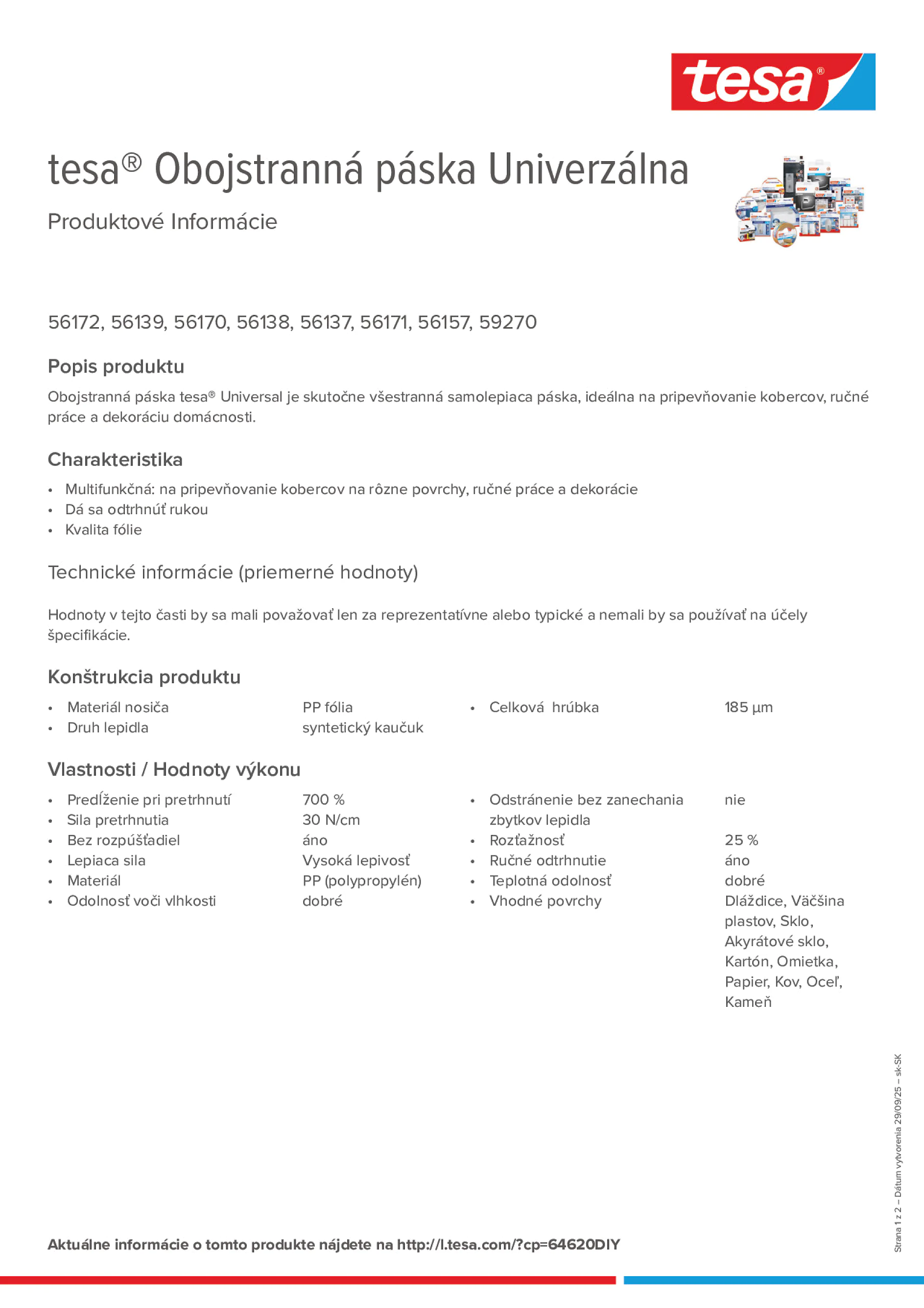 Product information_tesa® 56170_sk-SK