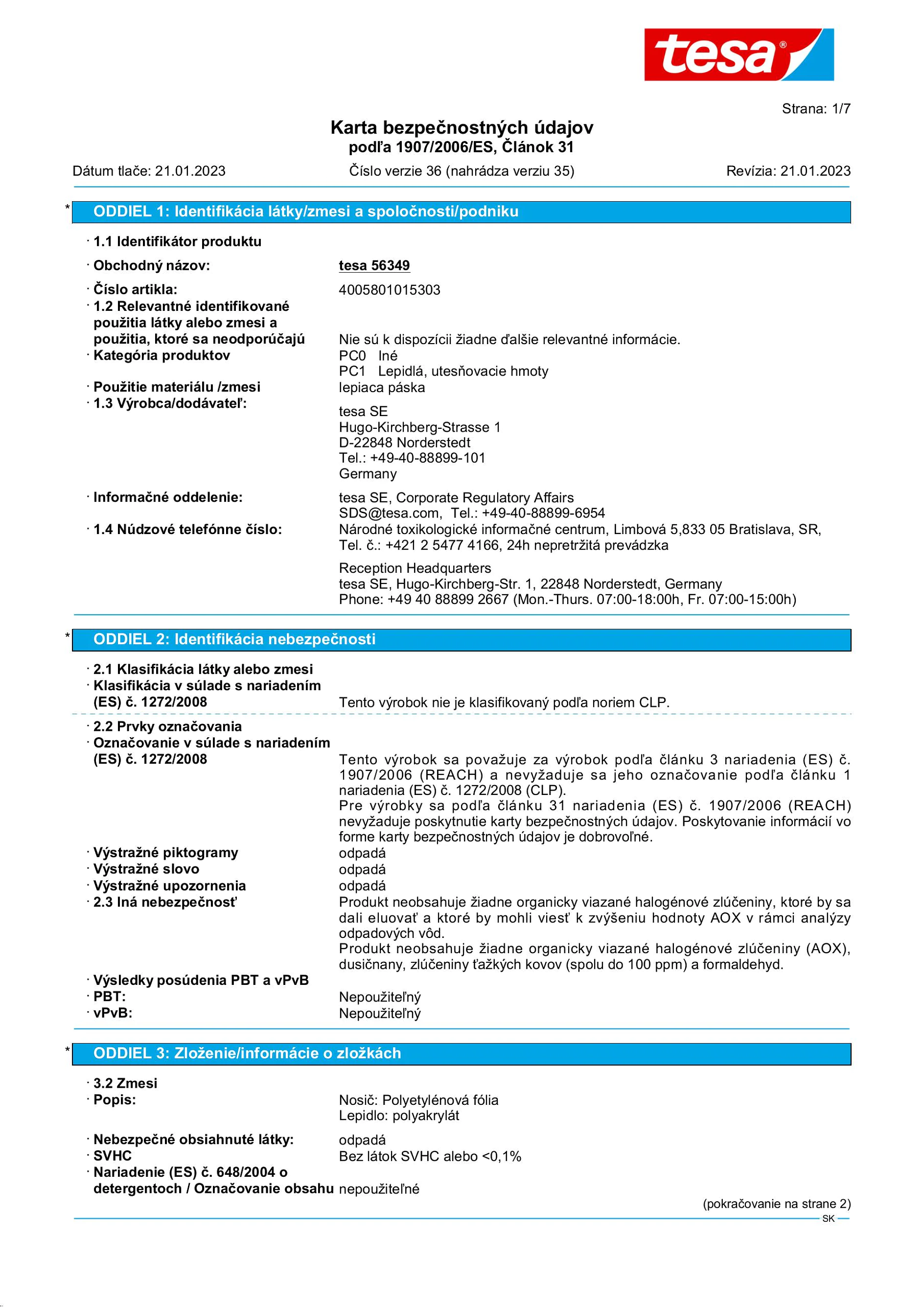 Safety data sheet_tesa® extra Power 56349_sk-SK_v36