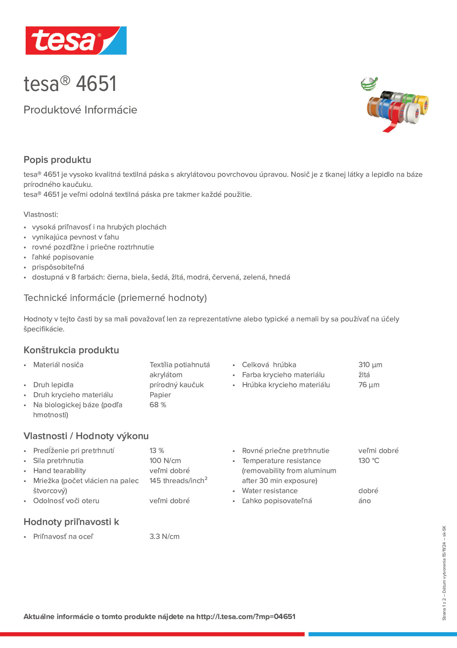 Product information_tesa® 04651_sk-SK