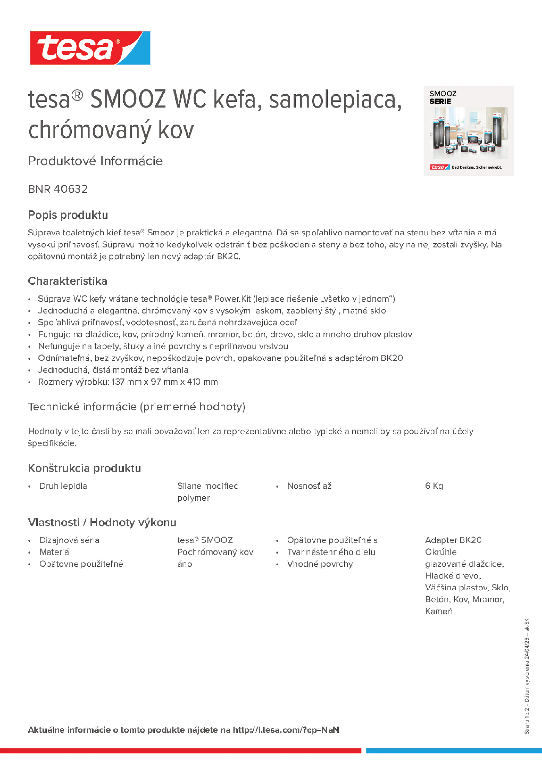 Product information_tesa® 40632_sk-SK