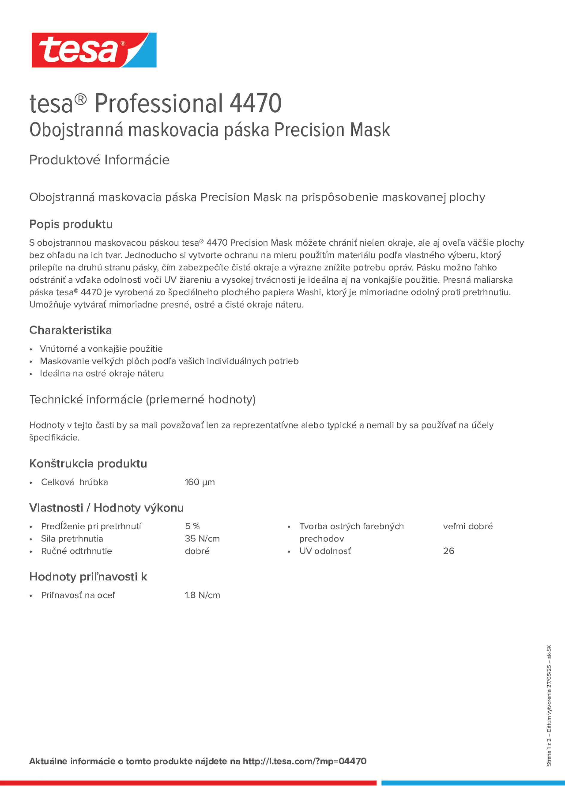 Product information_tesa® Professional 04470_sk-SK