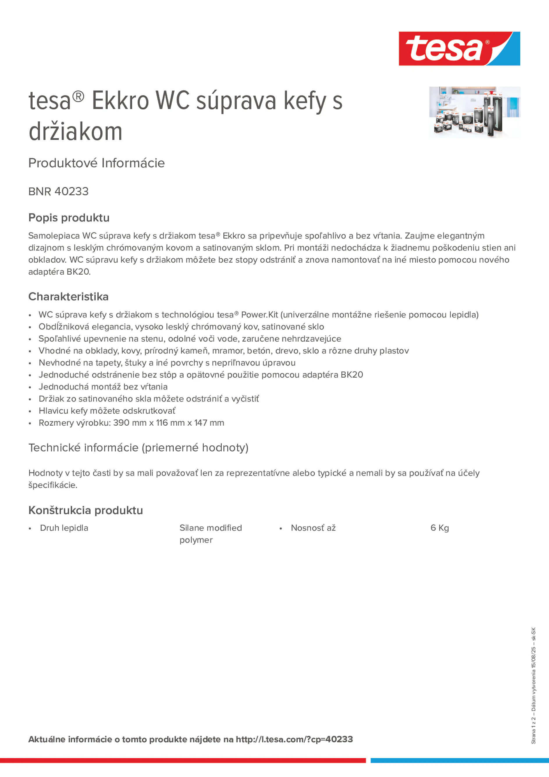 Product information_tesa® 40233_sk-SK