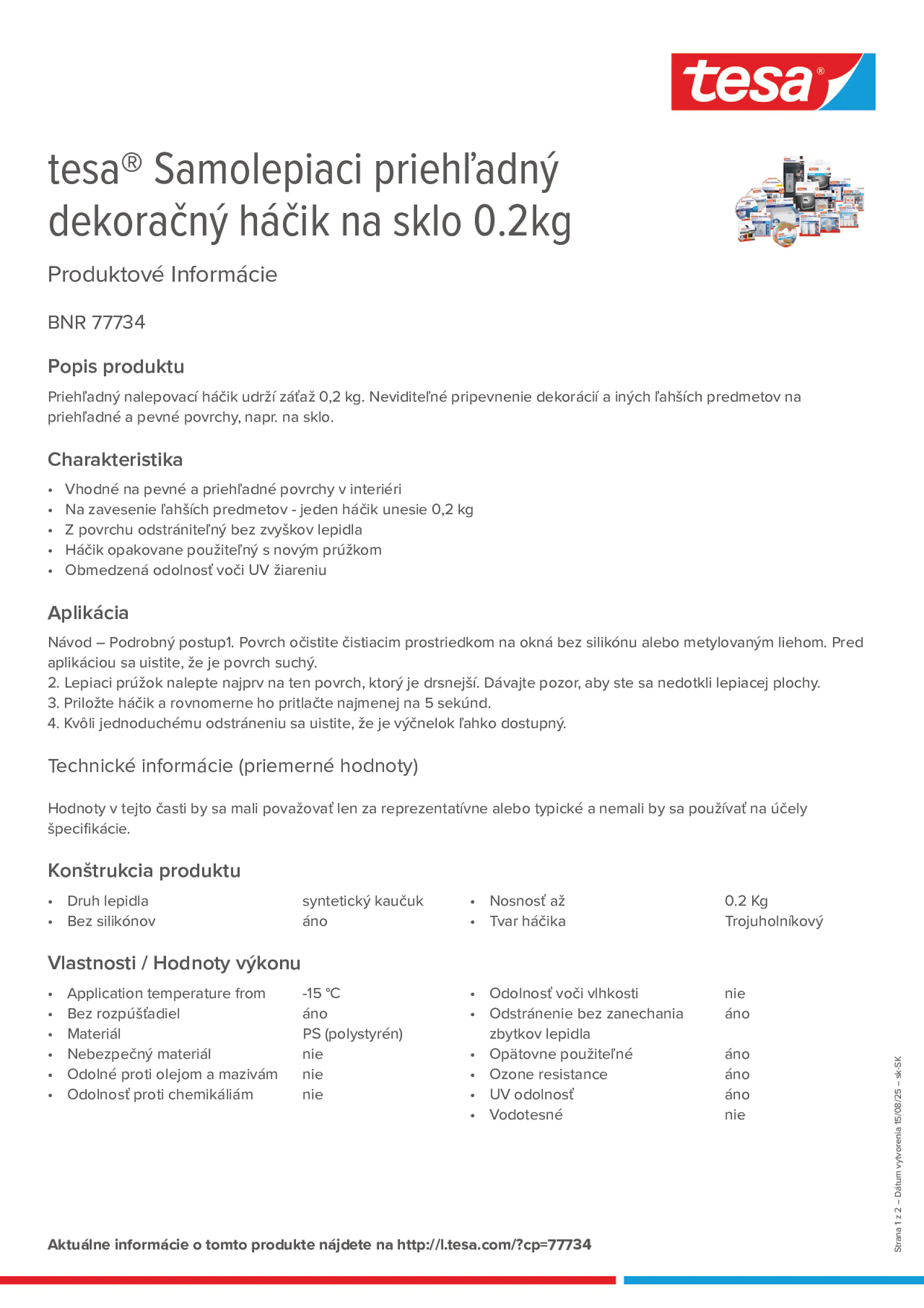 Product information_tesa® 77734_sk-SK