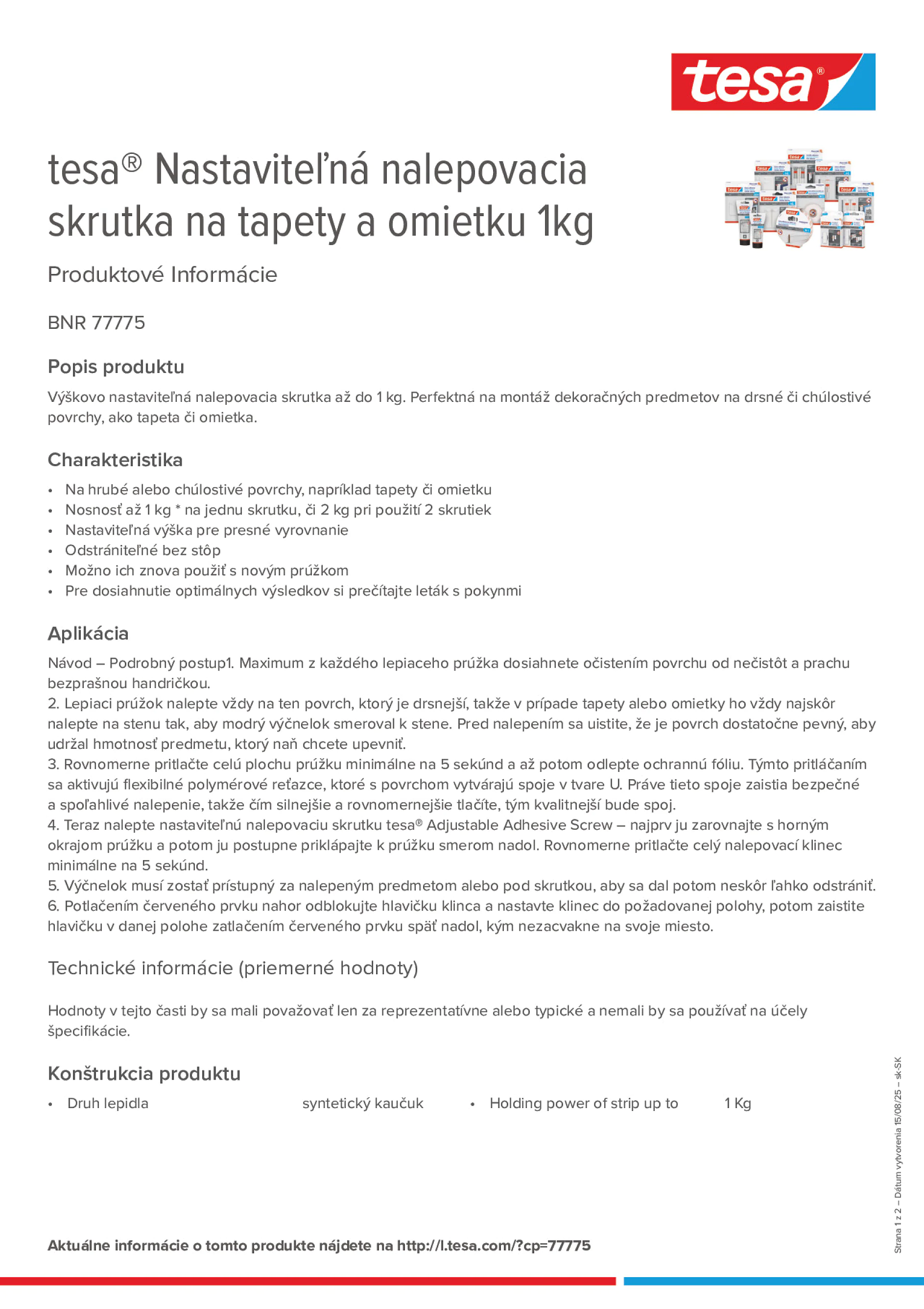 Product information_tesa® 77775_sk-SK