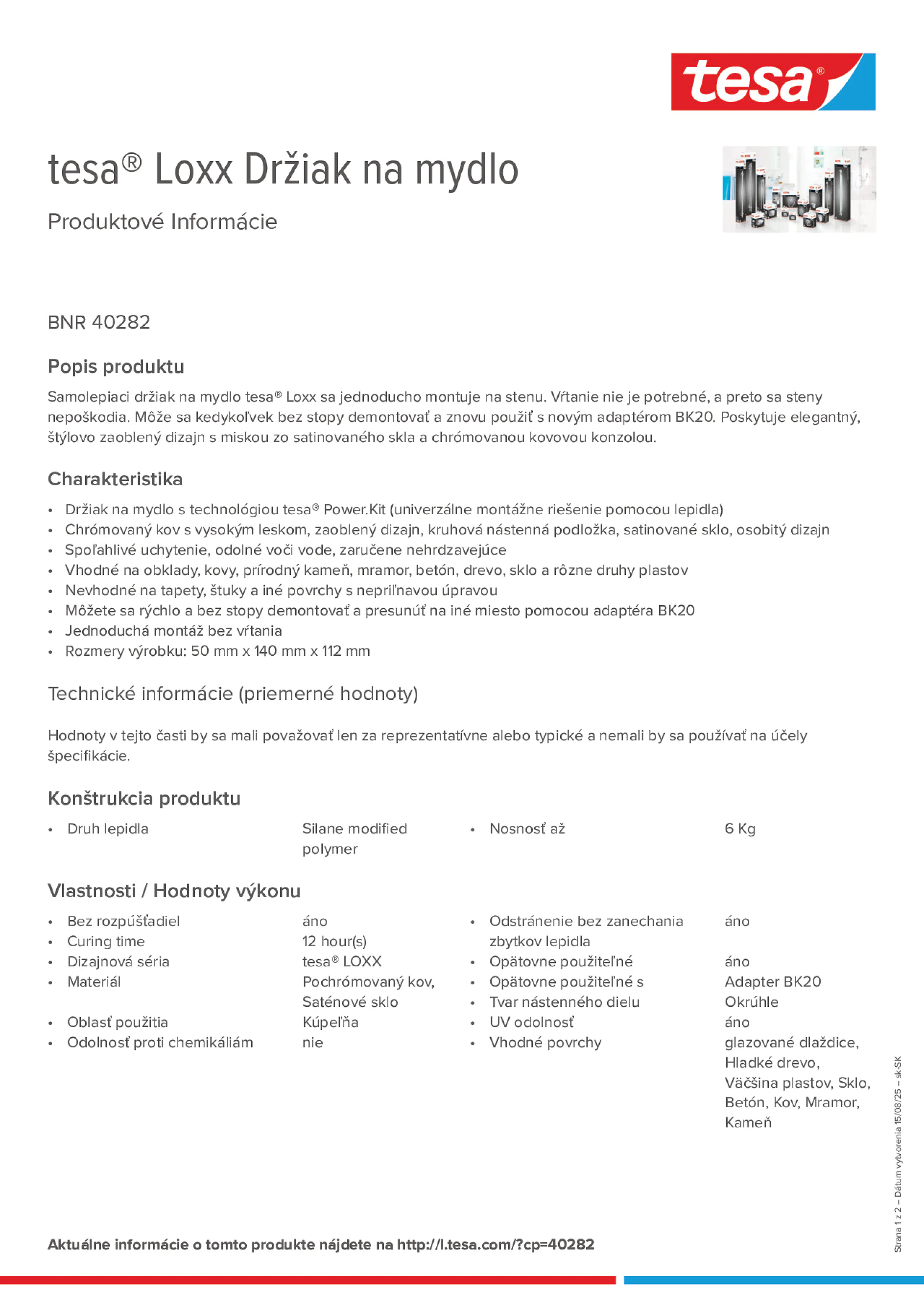 Product information_tesa® 40282_sk-SK