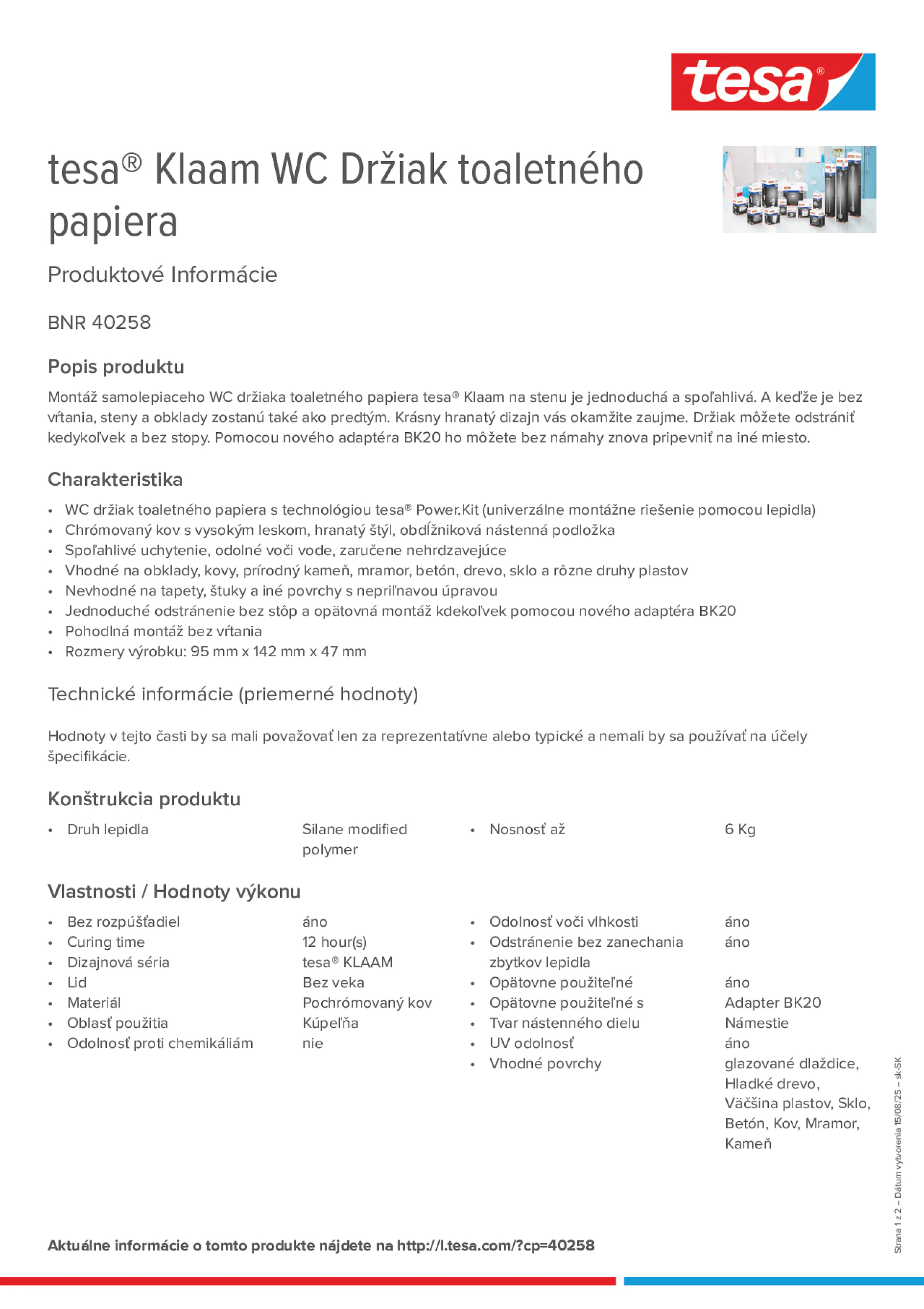 Product information_tesa® 40258_sk-SK