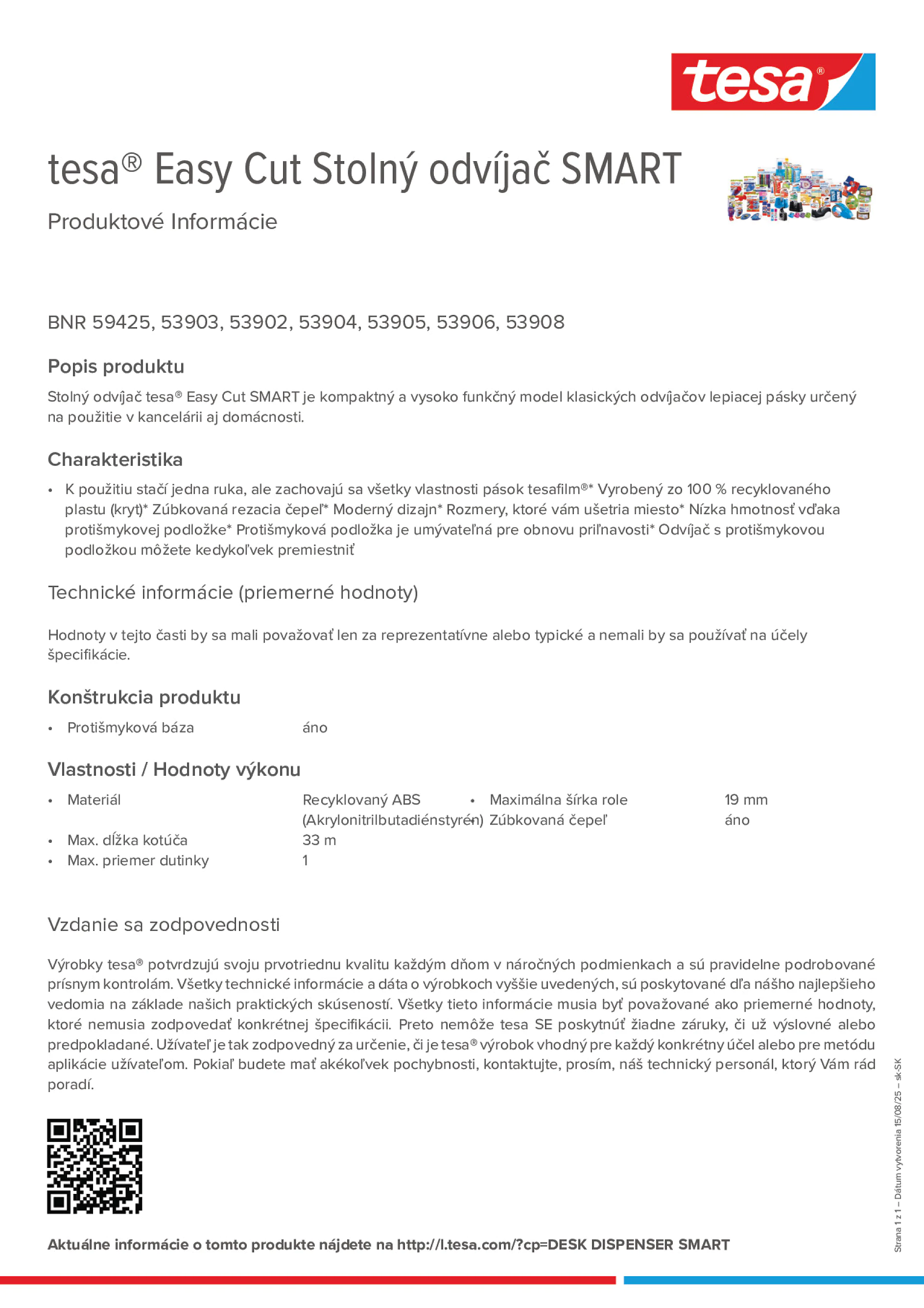 Product information_tesa® Easy Cut 53902_sk-SK