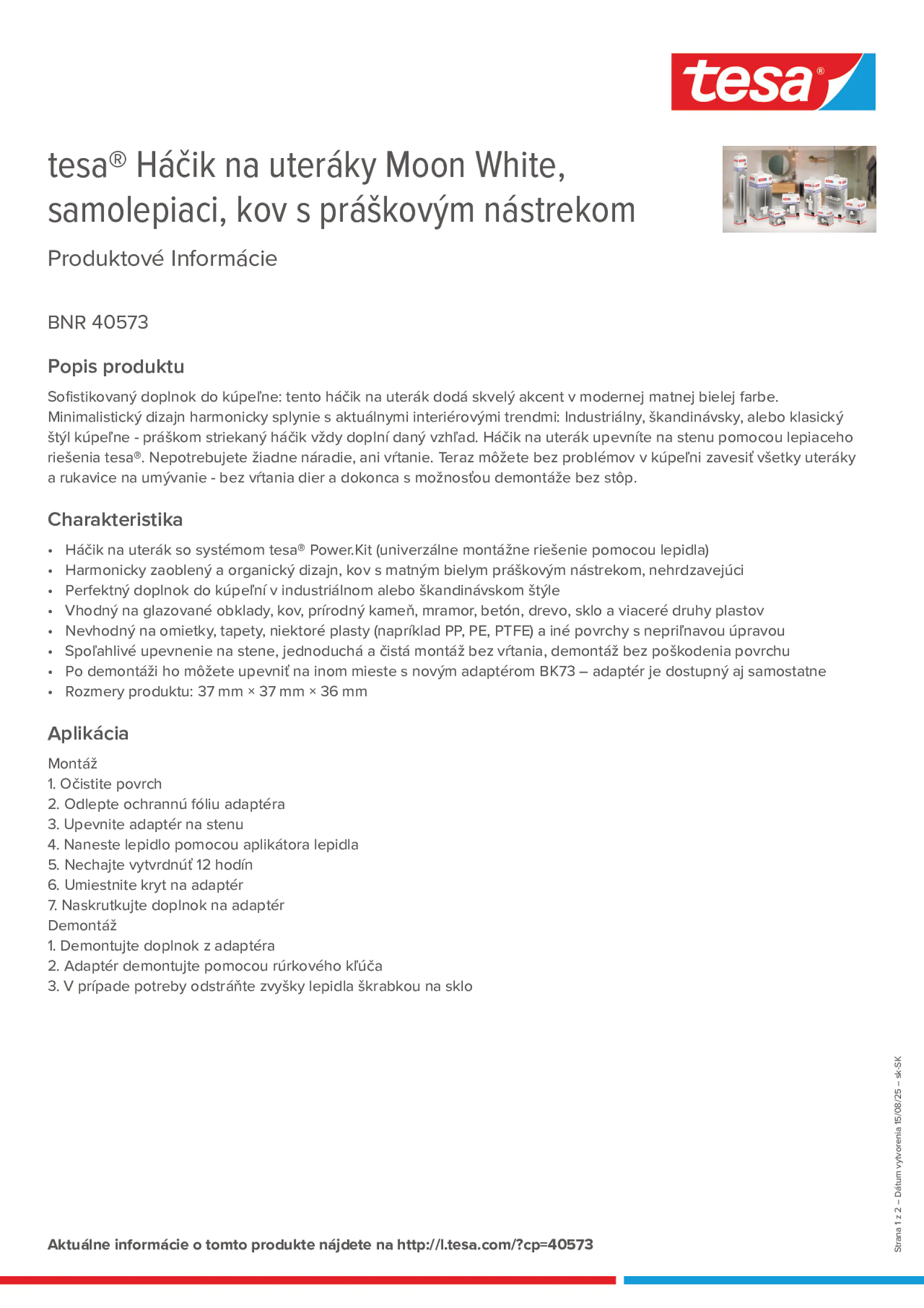 Product information_tesa® 40573_sk-SK