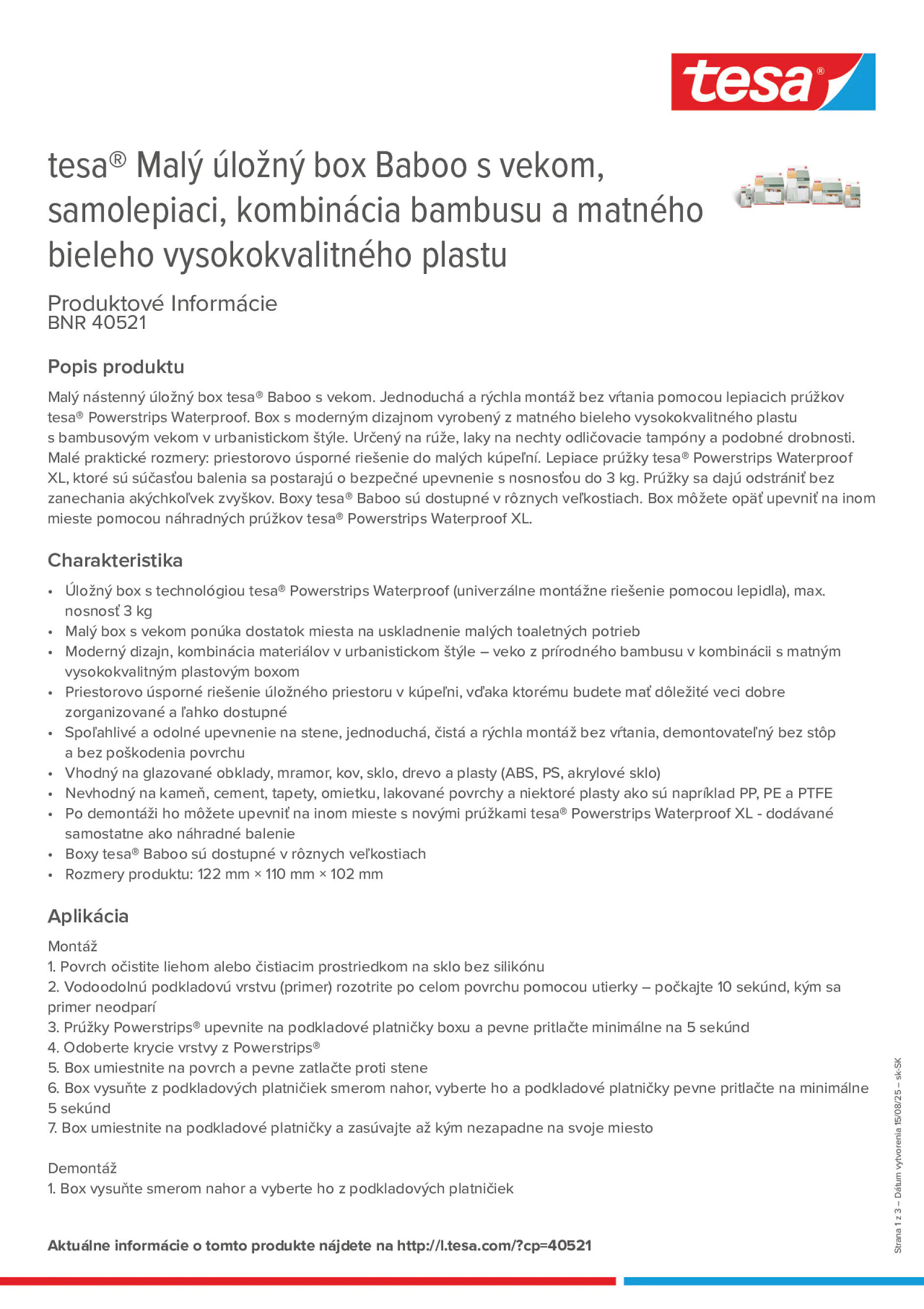 Product information_tesa® 40521_sk-SK