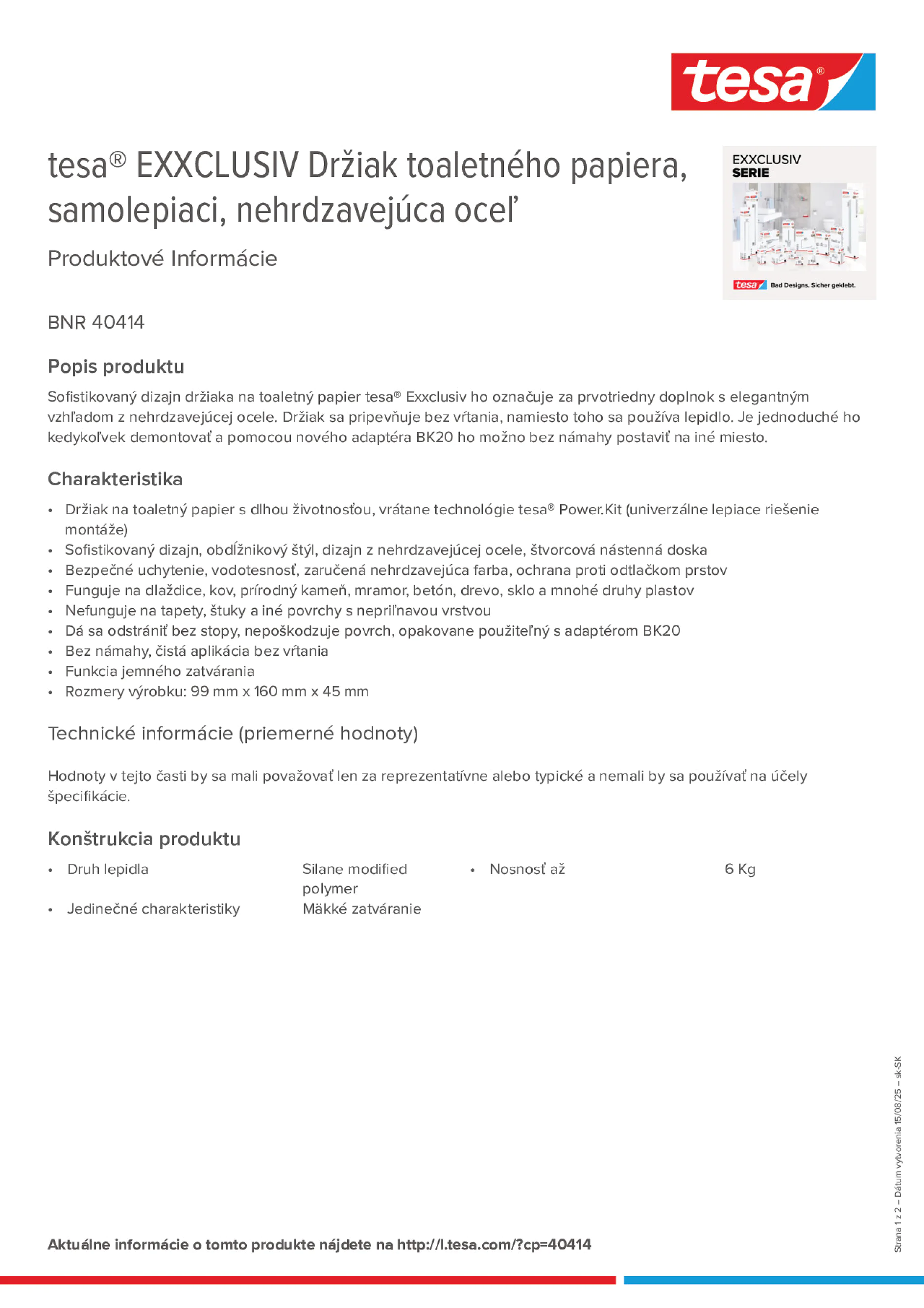 Product information_tesa® 40414_sk-SK