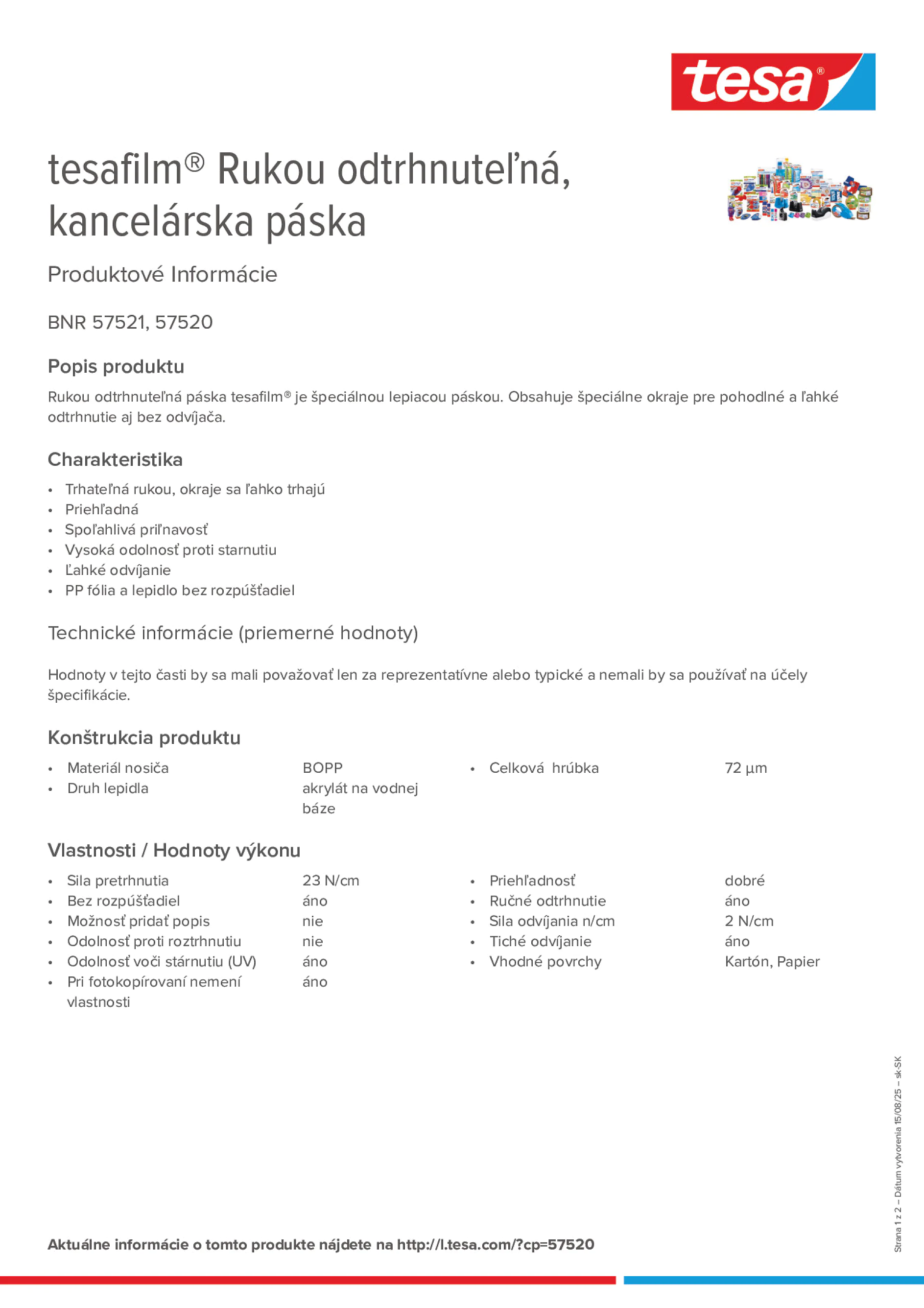 Product information_tesafilm® 57520_sk-SK
