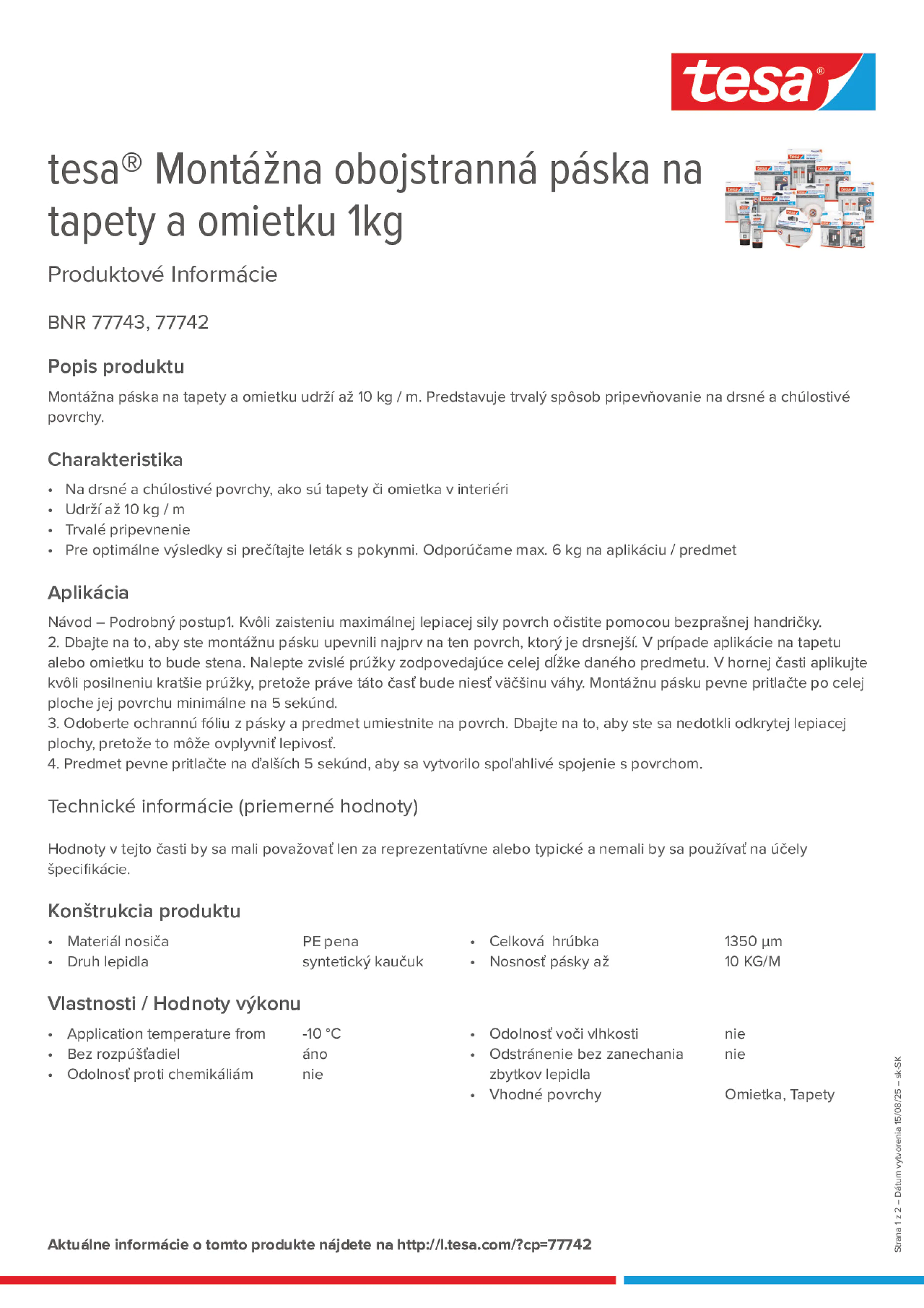 Product information_tesa® 77742_sk-SK