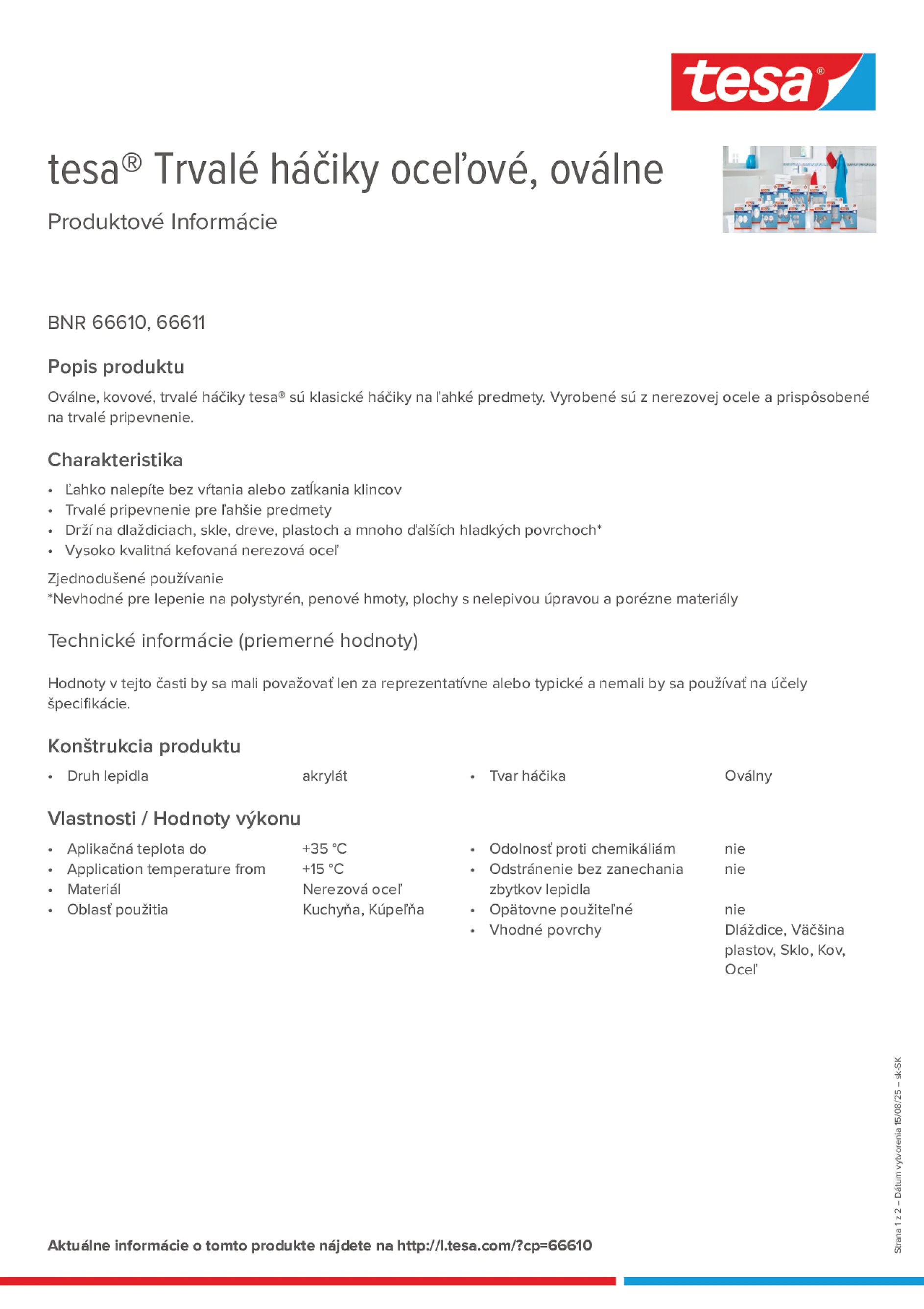 Product information_tesa® 66611_sk-SK