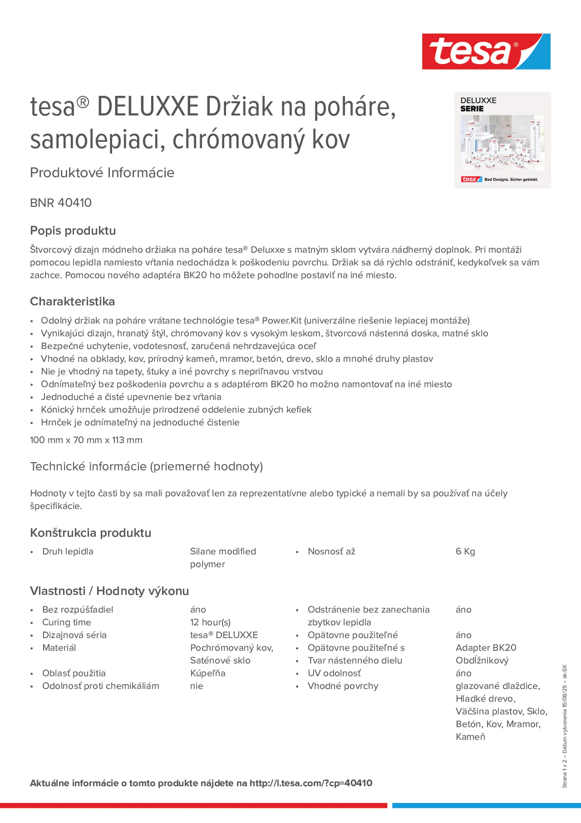 Product information_tesa® 40410_sk-SK