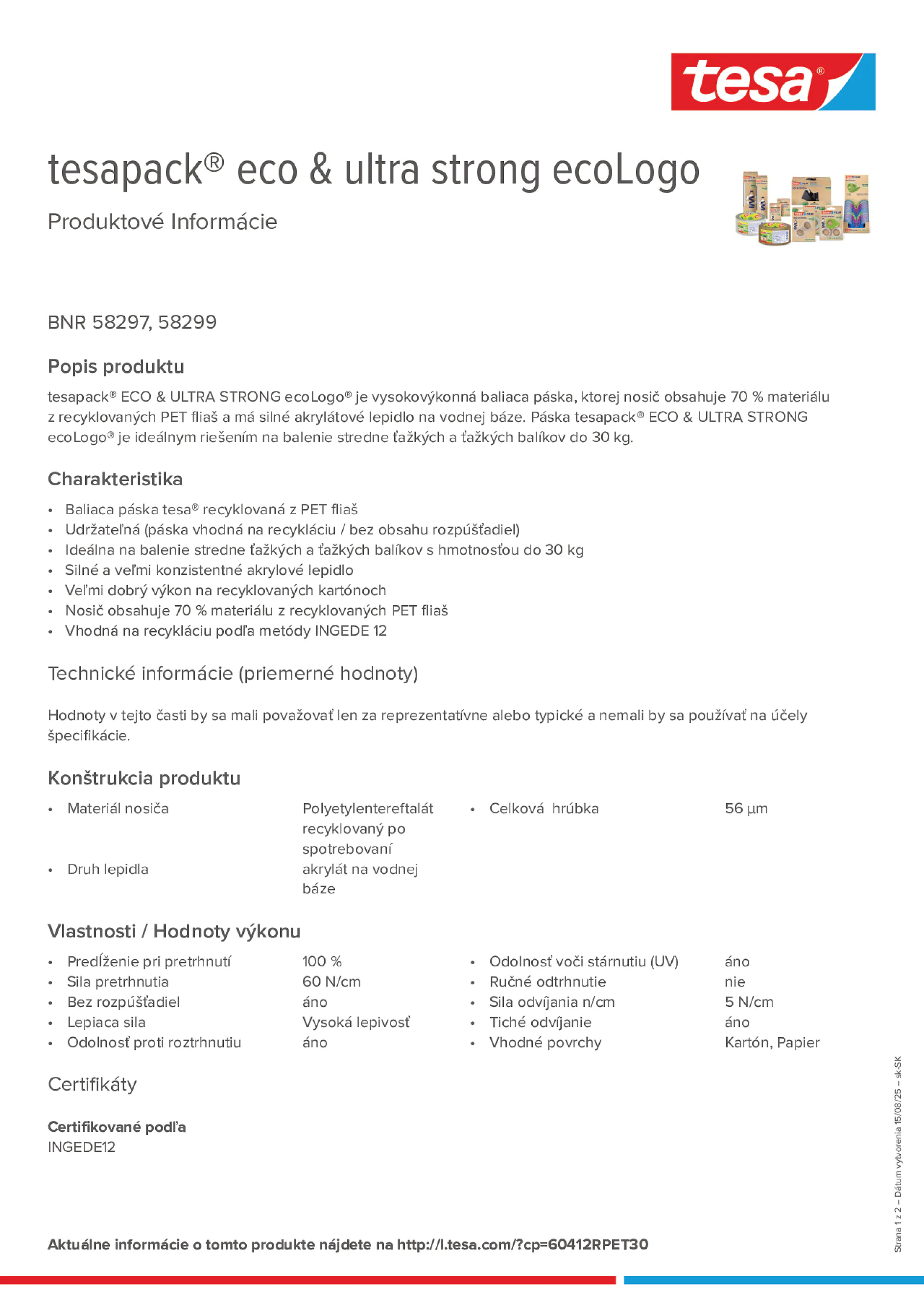 Product information_tesapack® 58297_sk-SK
