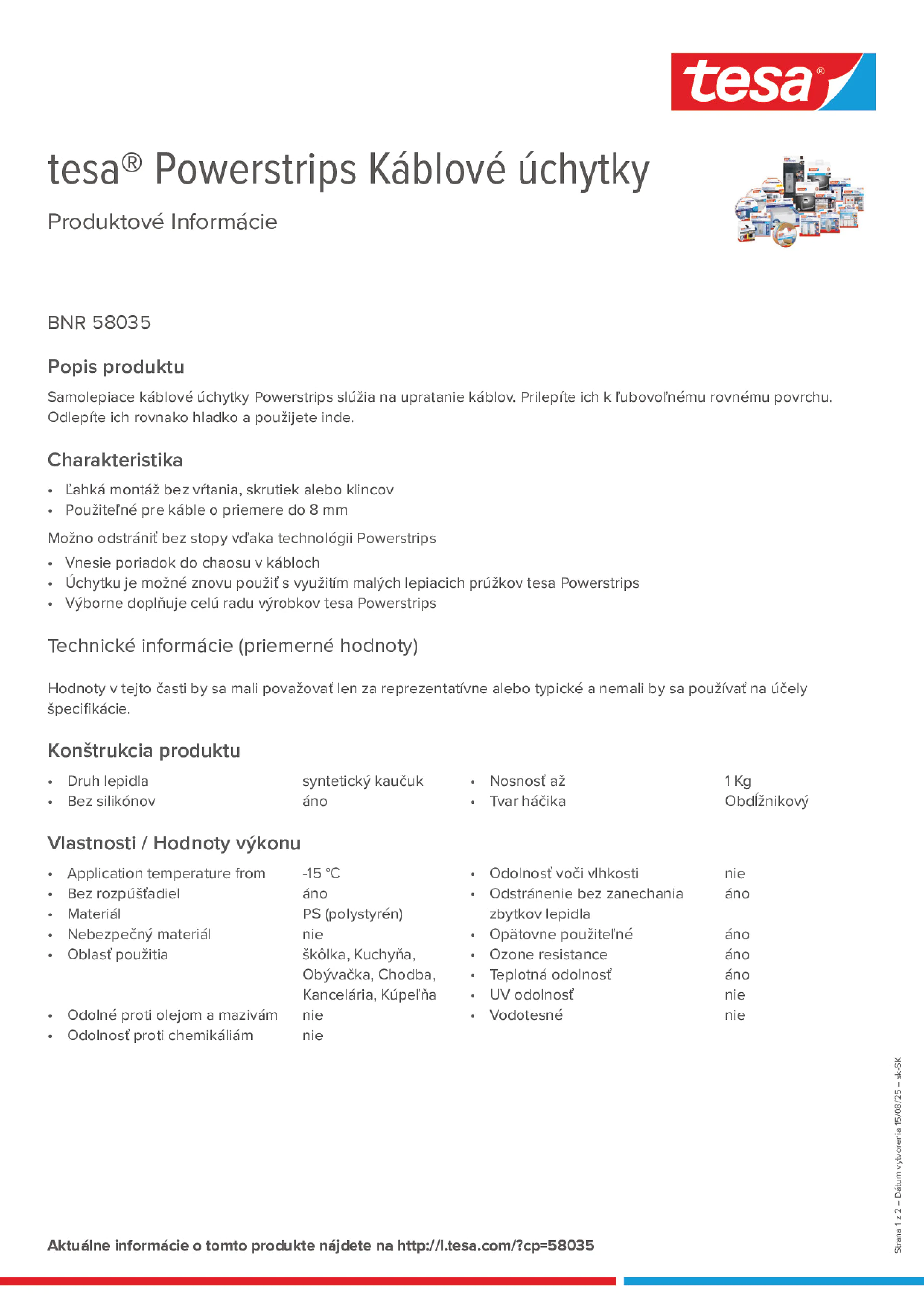 Product information_tesa® Powerstrips 58035_sk-SK