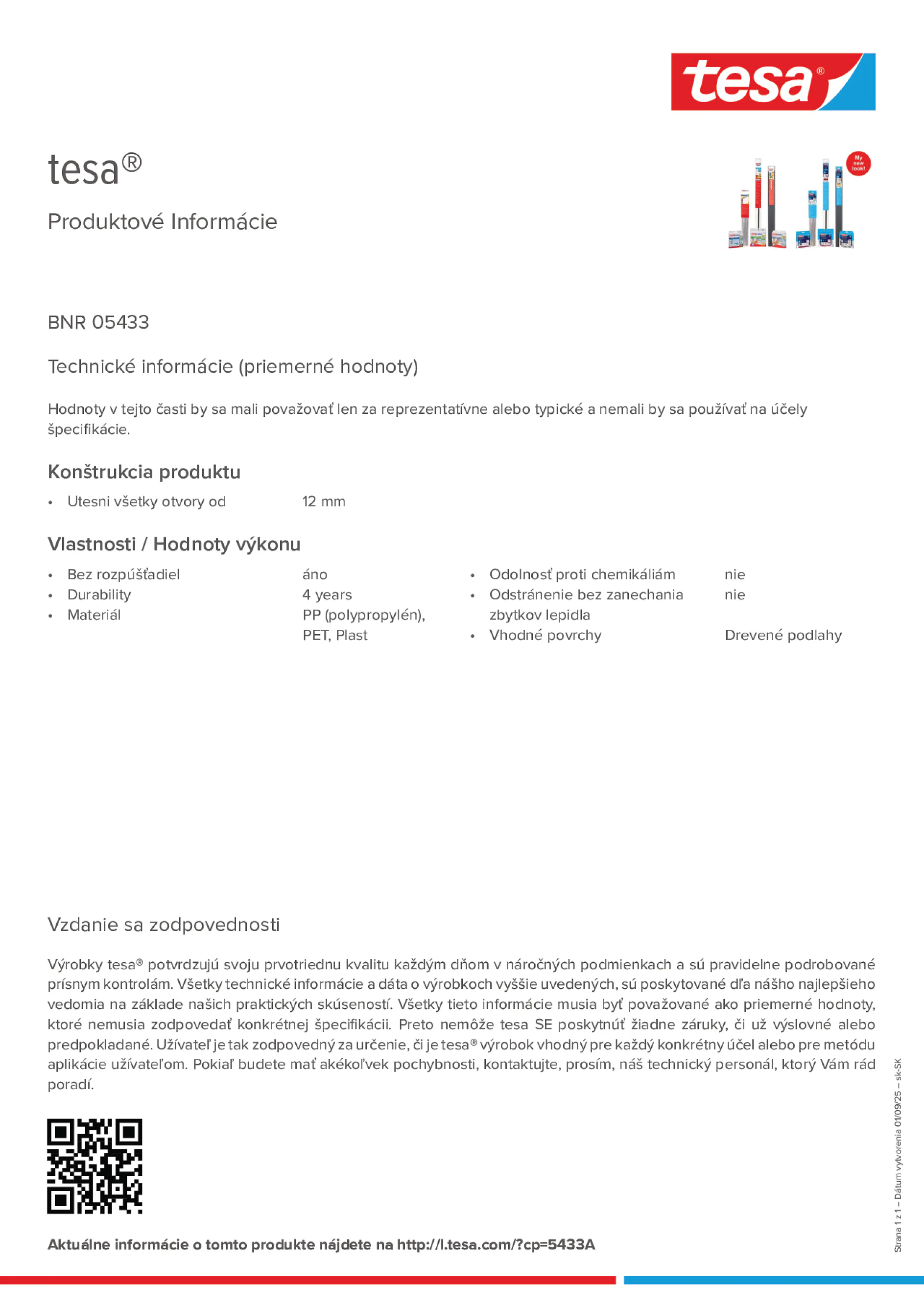 Product information_tesa® 05433_sk-SK