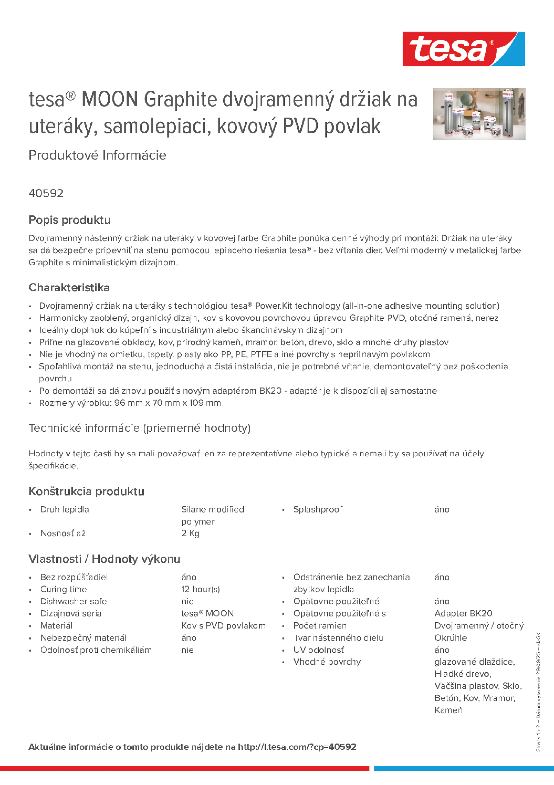 Product information_tesa® 40592_sk-SK