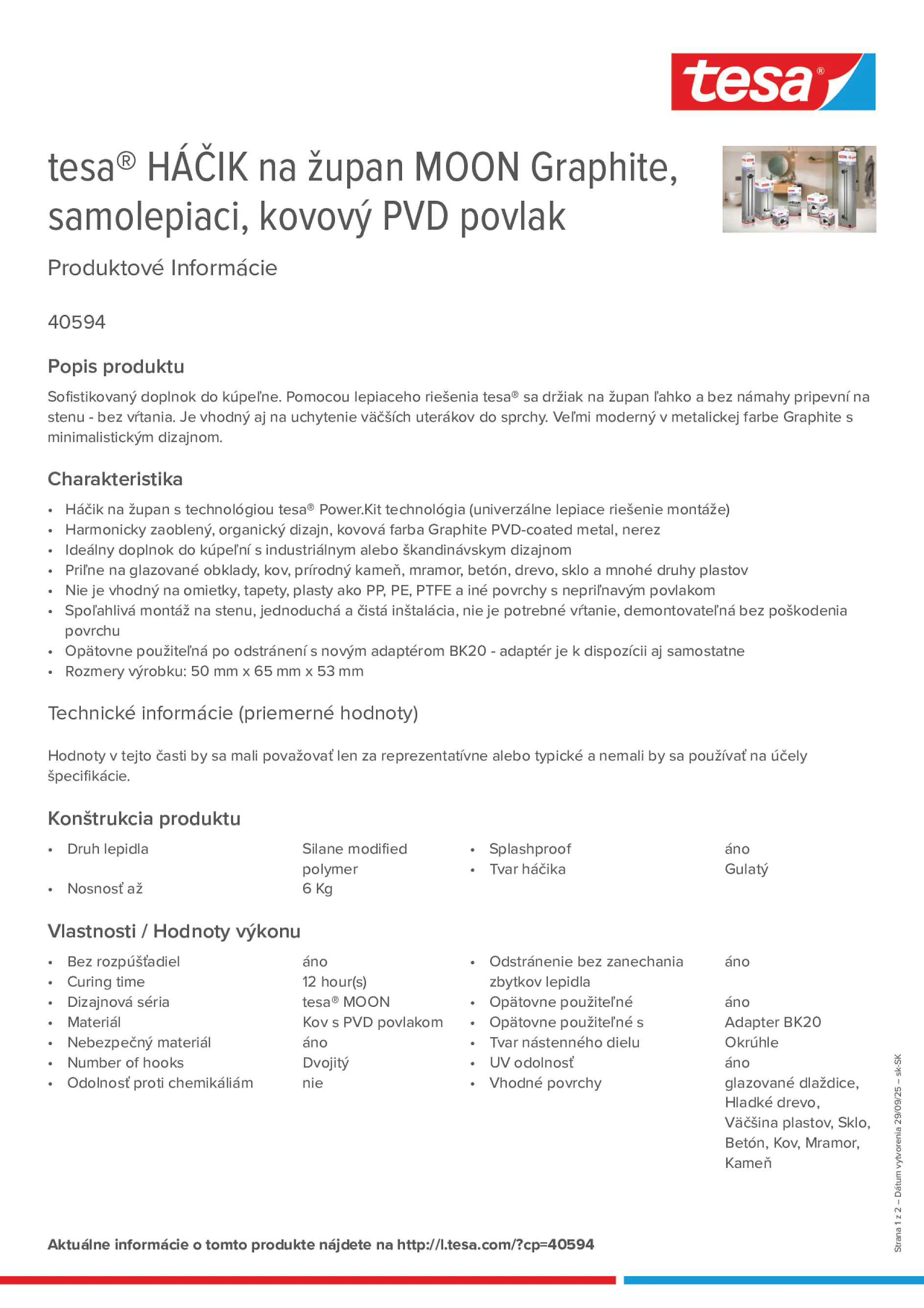 Product information_tesa® 40594_sk-SK