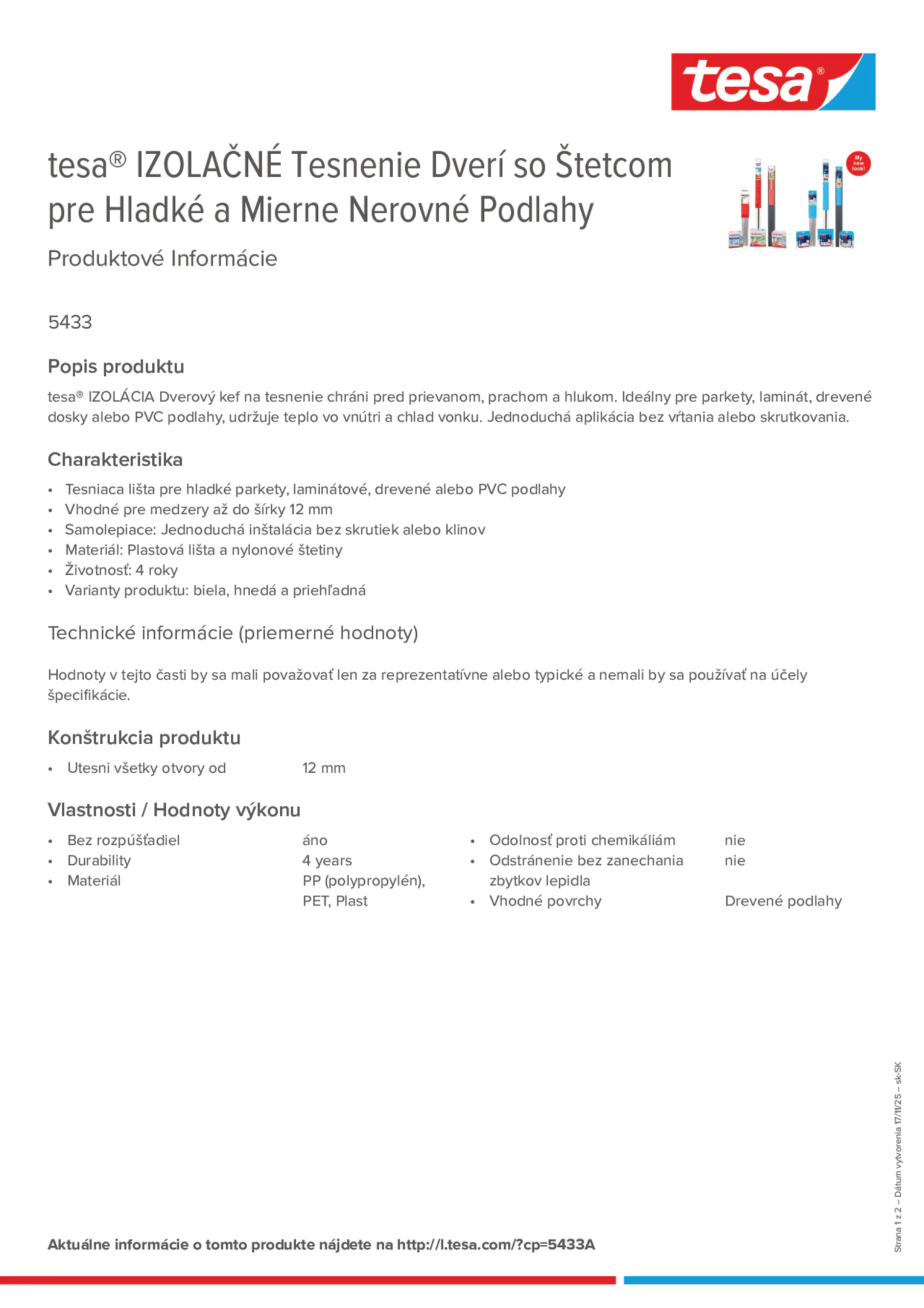 Product information_tesa® 05433_sk-SK