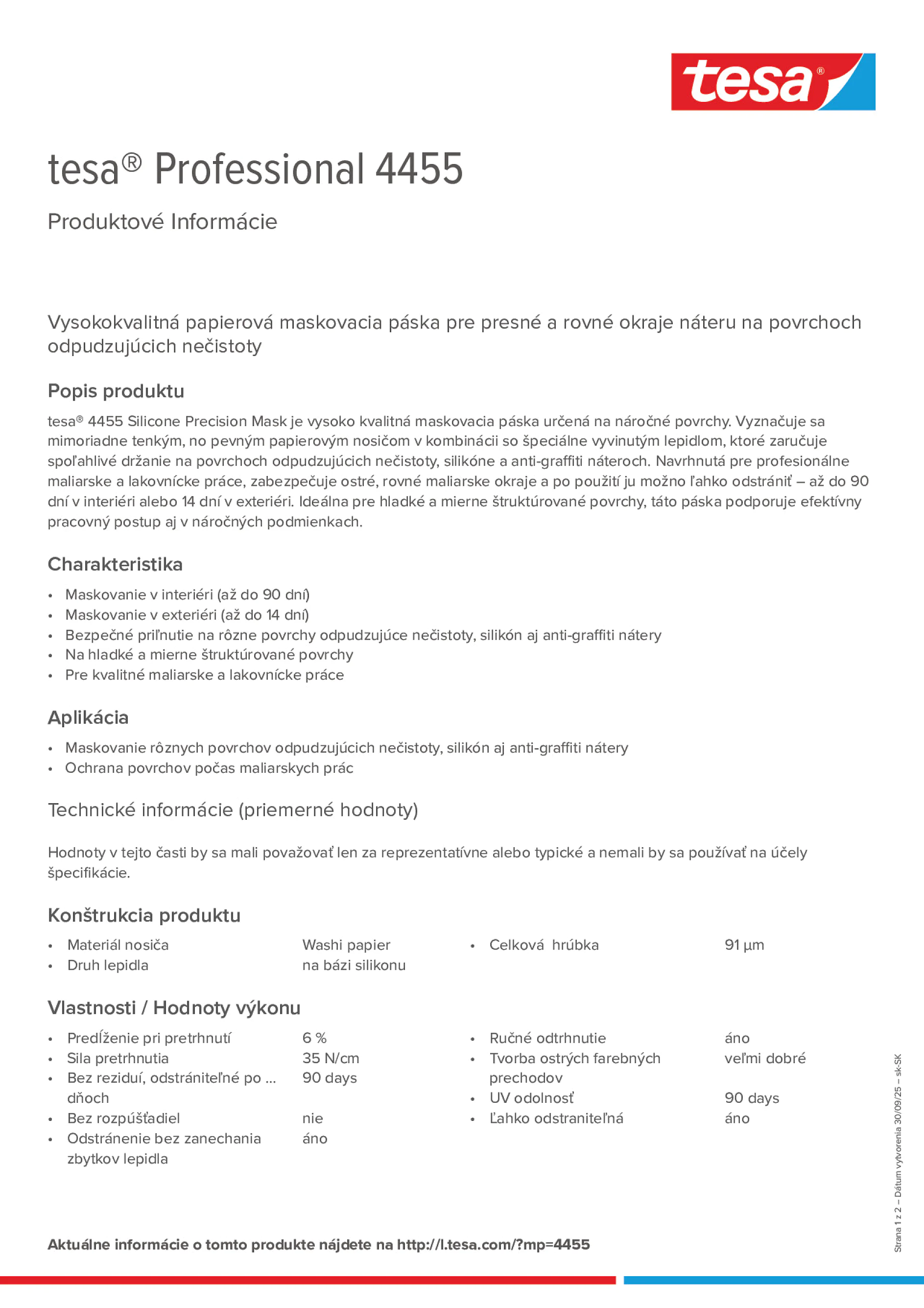 Product information_tesa® Professional 04455_sk-SK