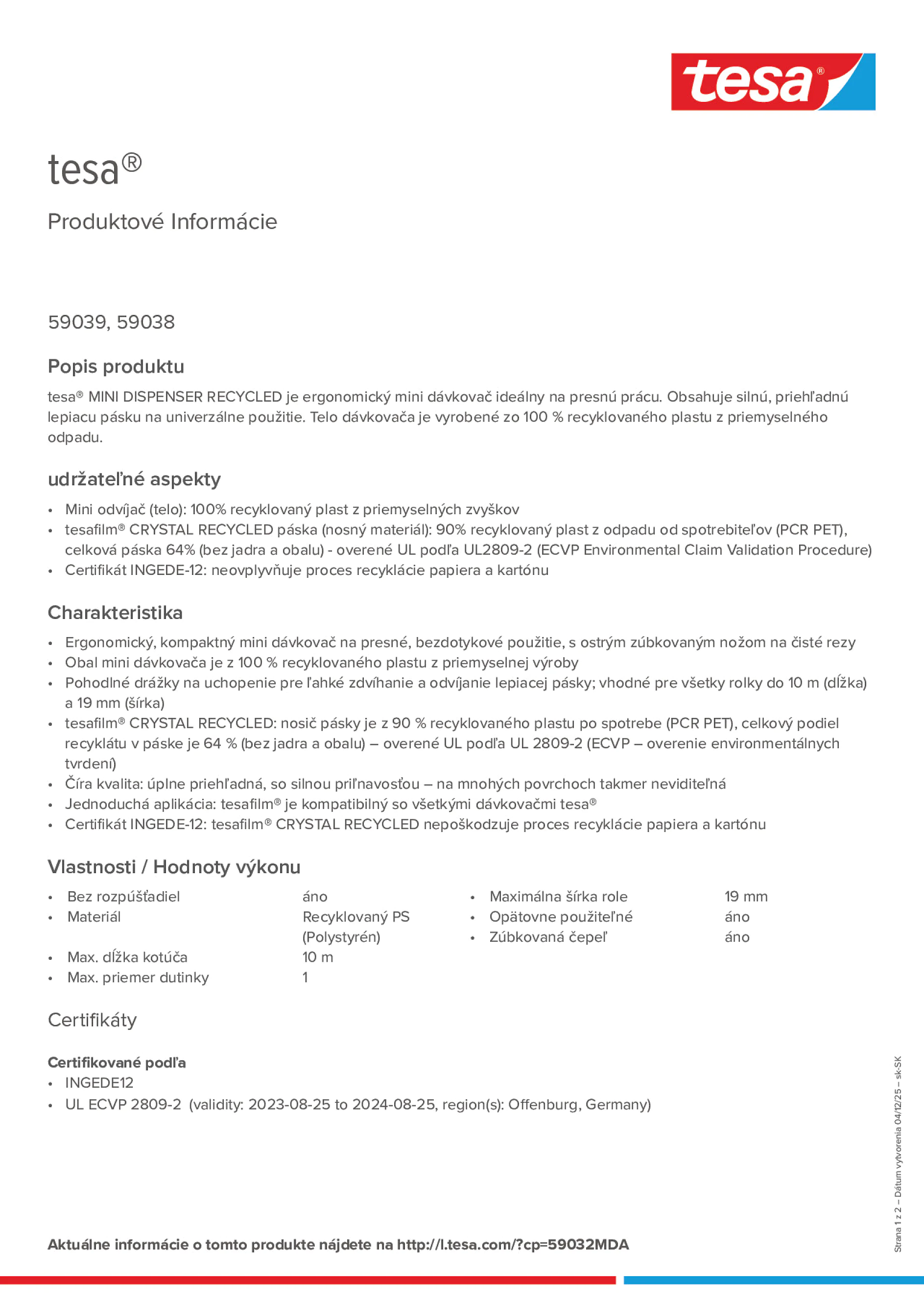 Product information_tesa® 59039_sk-SK