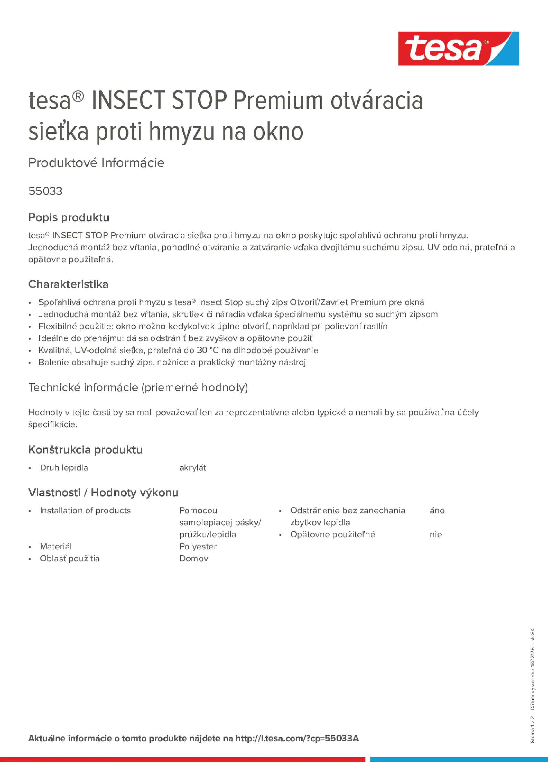 Product information_tesa® 55033_sk-SK
