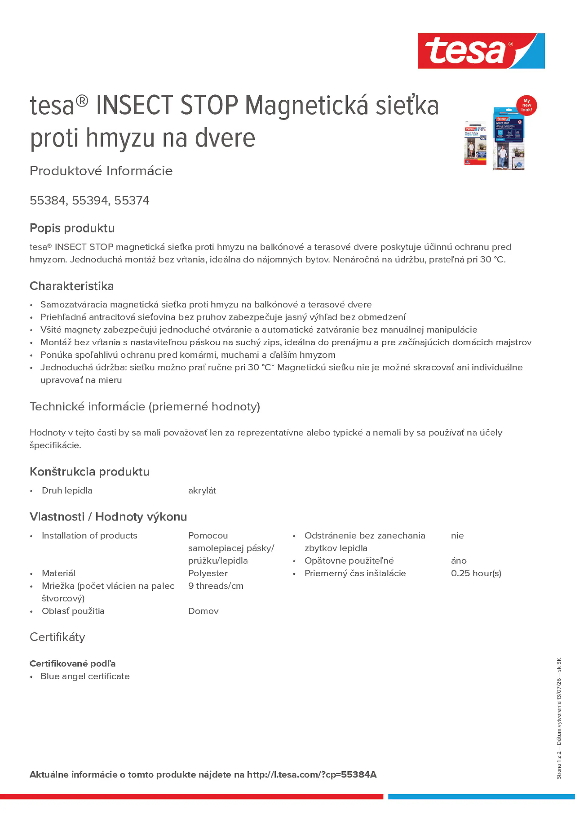 Product information_tesa® 55384A_sk-SK
