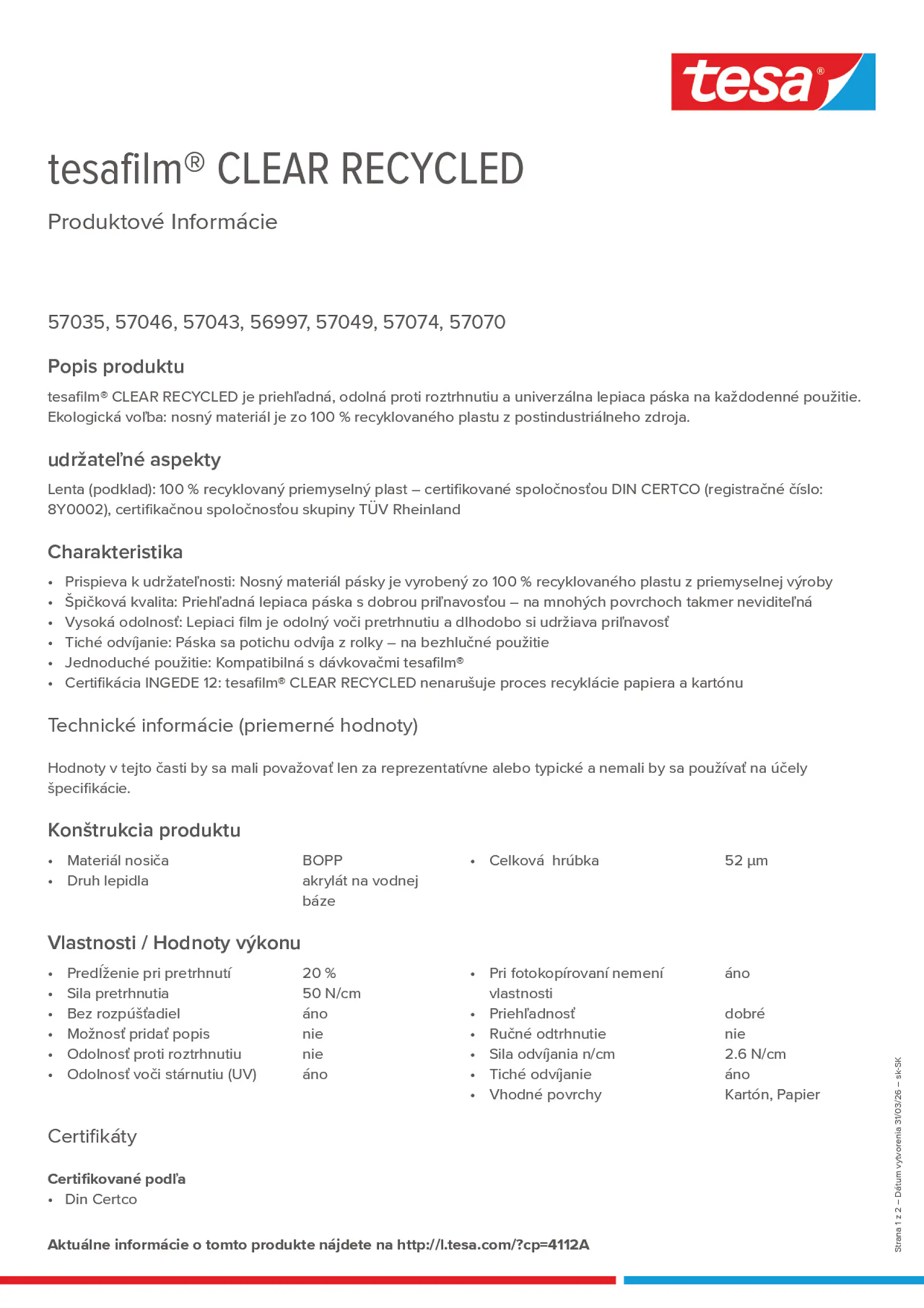 Product information_tesafilm® 57035_sk-SK