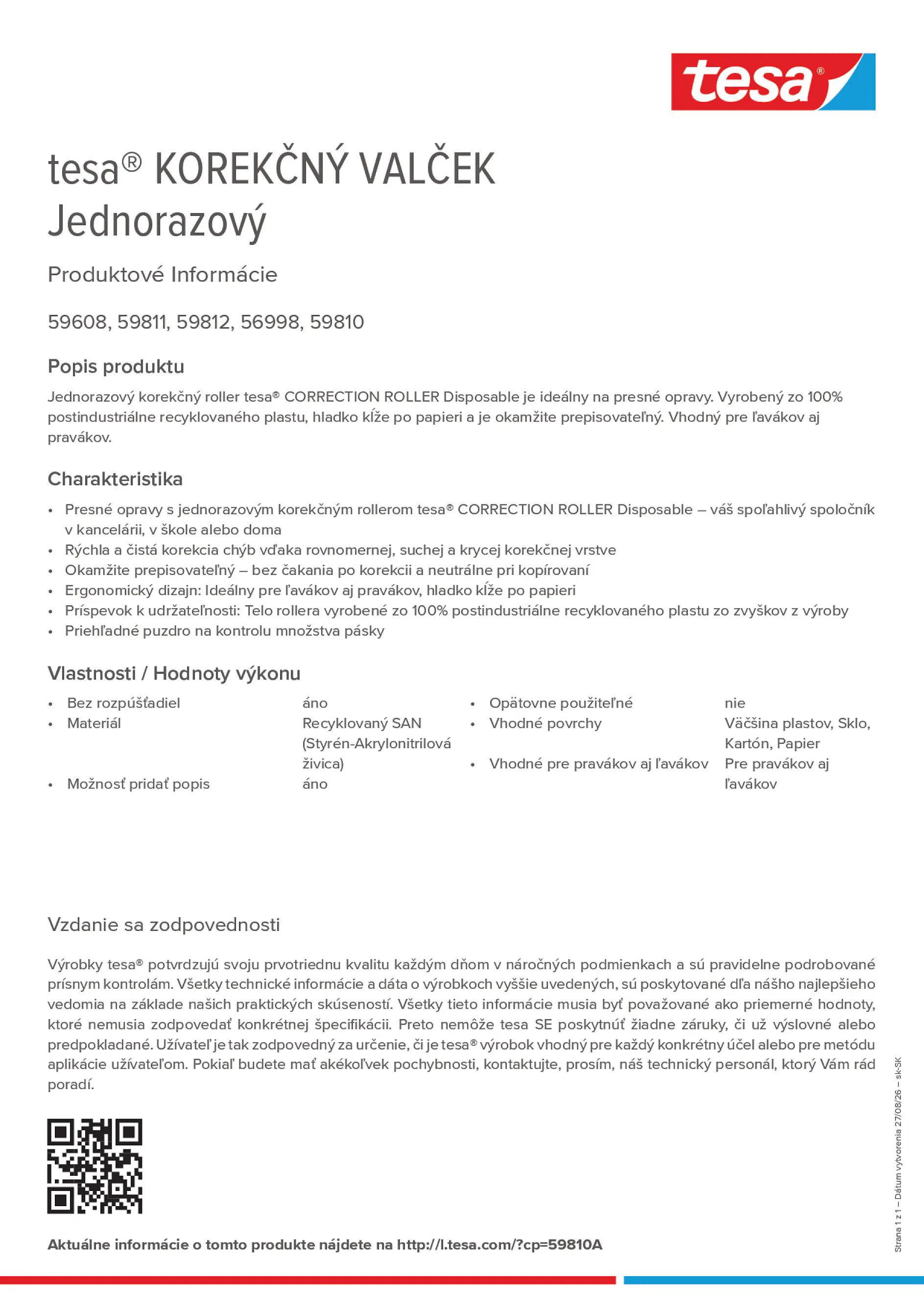 Product information_tesa® 59810A_sk-SK