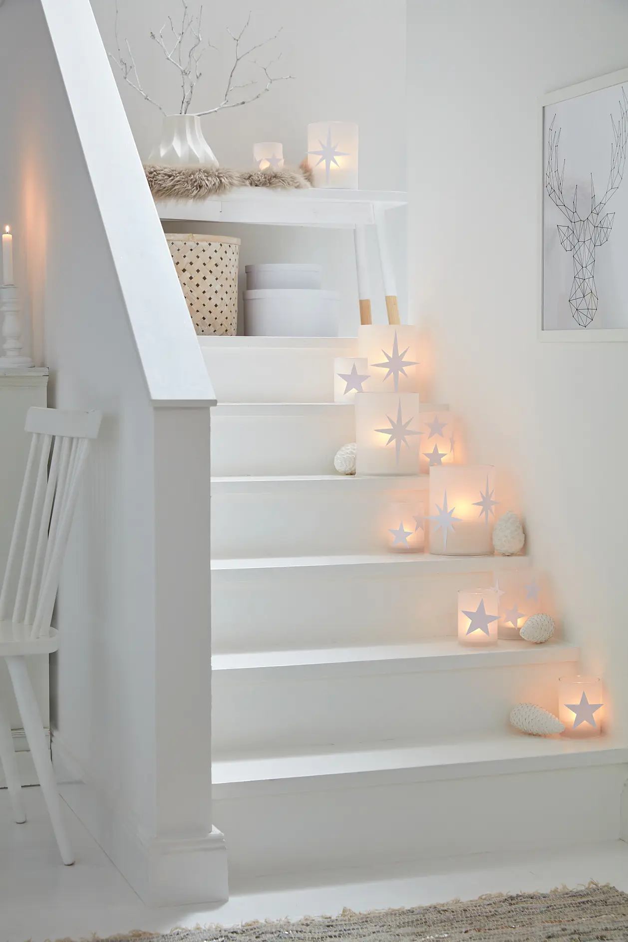 Njut av dina gör-det-själv-ljushållare med stjärnor!