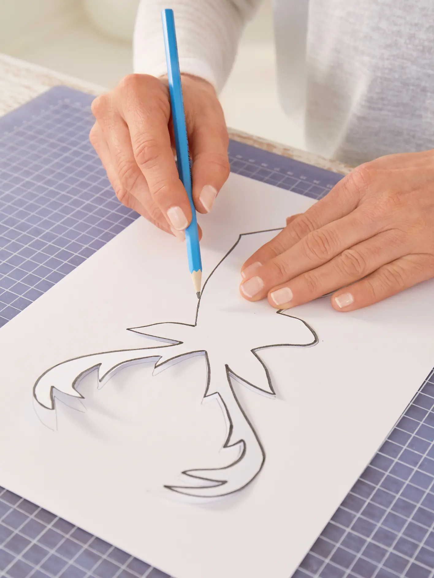 Överför renen till pappret