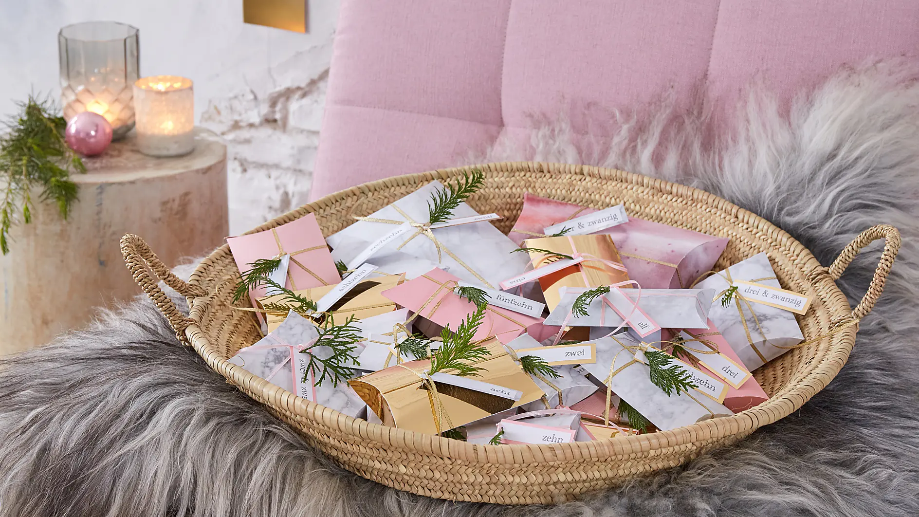 Gör det själv vikbar julkalender