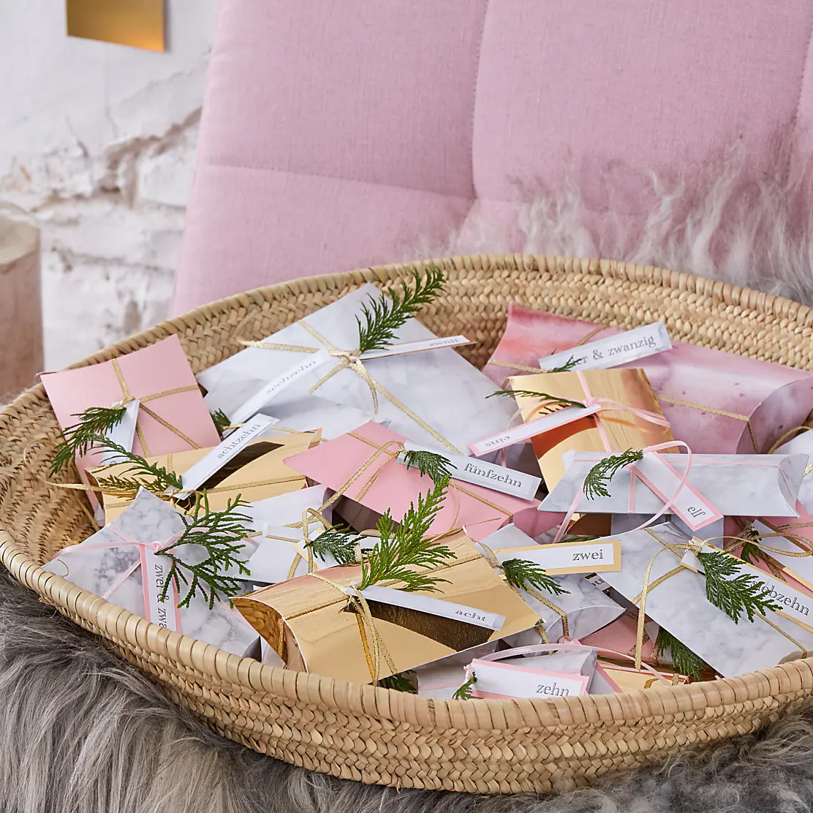 Gör det själv vikbar julkalender