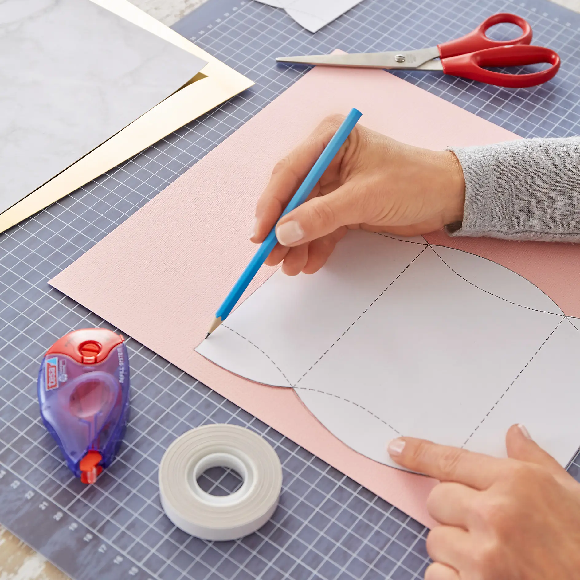 Gör det själv: Vikbar julkalender Steg 2