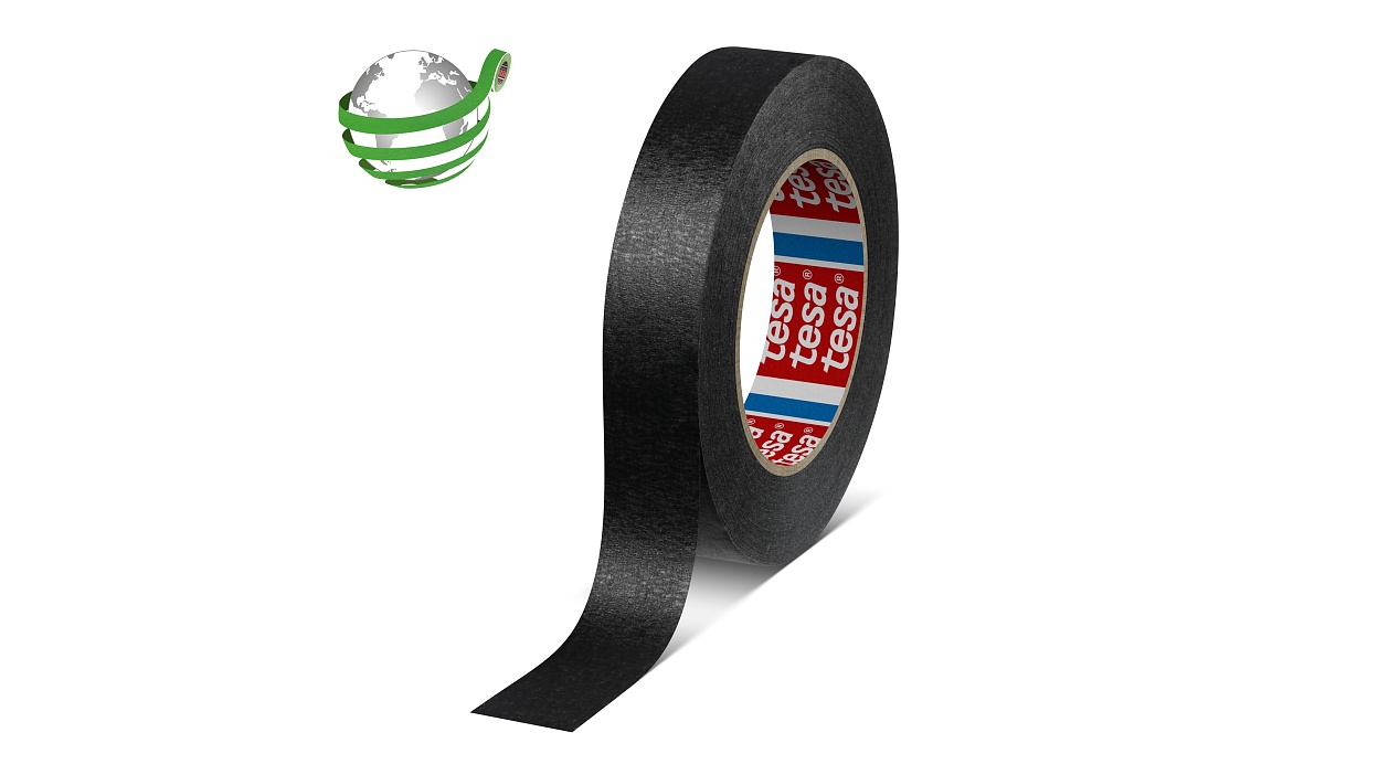 tesa-4328-quality-general-purpose-paper-masking-tape-black-043280000800-pr-with-marker