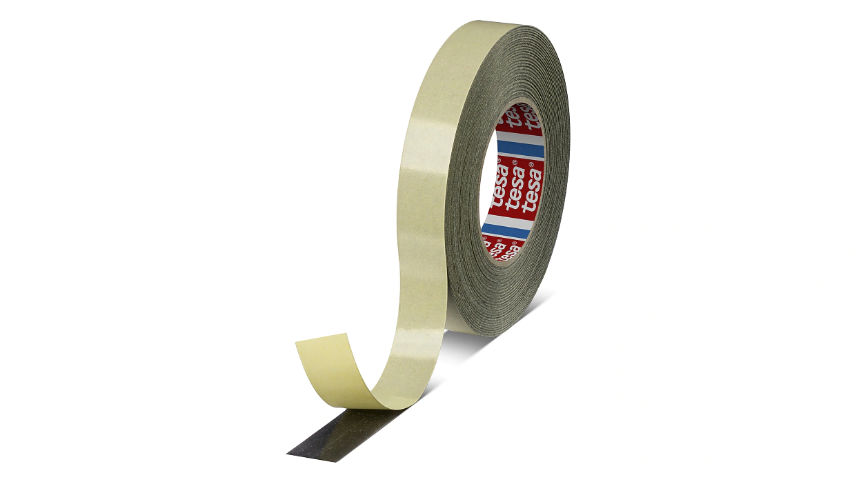 tesa 5938 190µm double sided black cloth tape 059380000300 pr