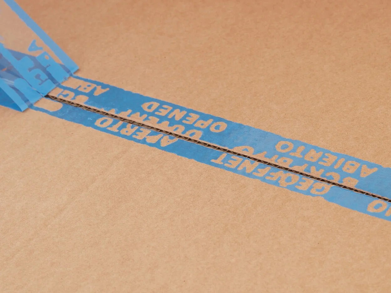 tesa 64007 tamper evident carton sealing tape blue step5of5 ap
