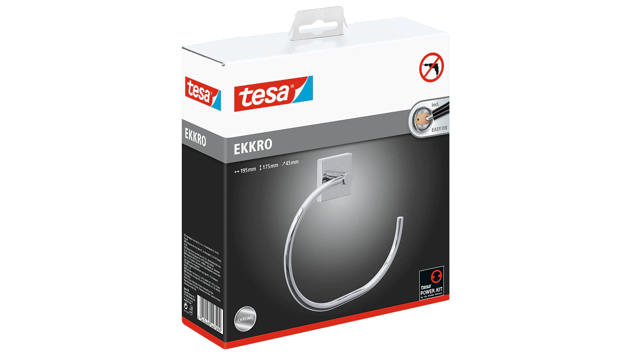 [en-en] tesa Ekkro Towel Ring