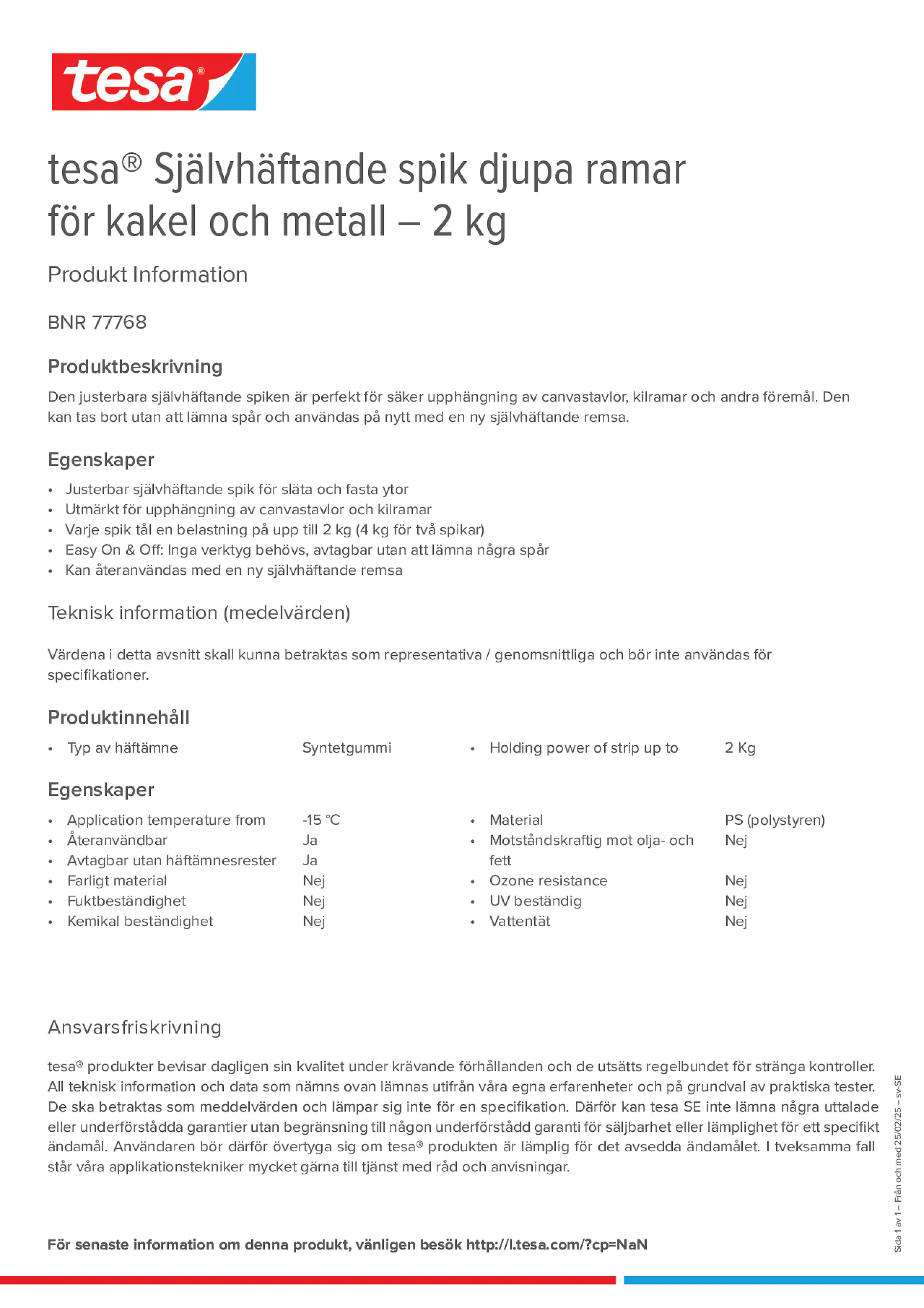 Product information_tesa® 77768_sv-SE