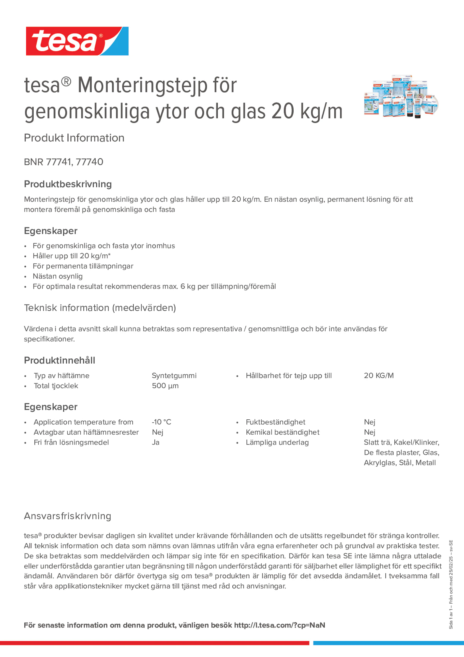 Product information_tesa® 77740_sv-SE