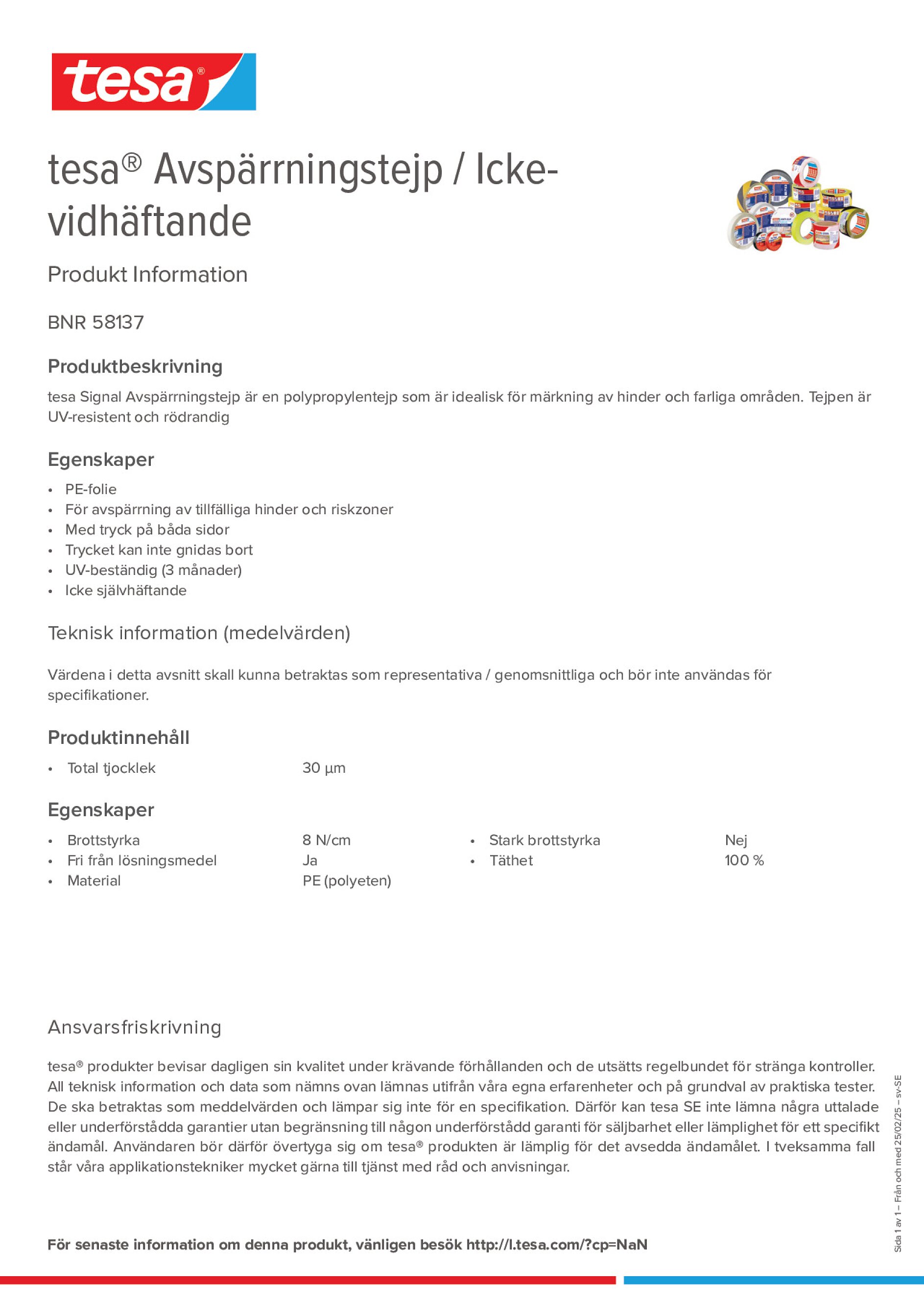 Product information_tesa® 58137_sv-SE