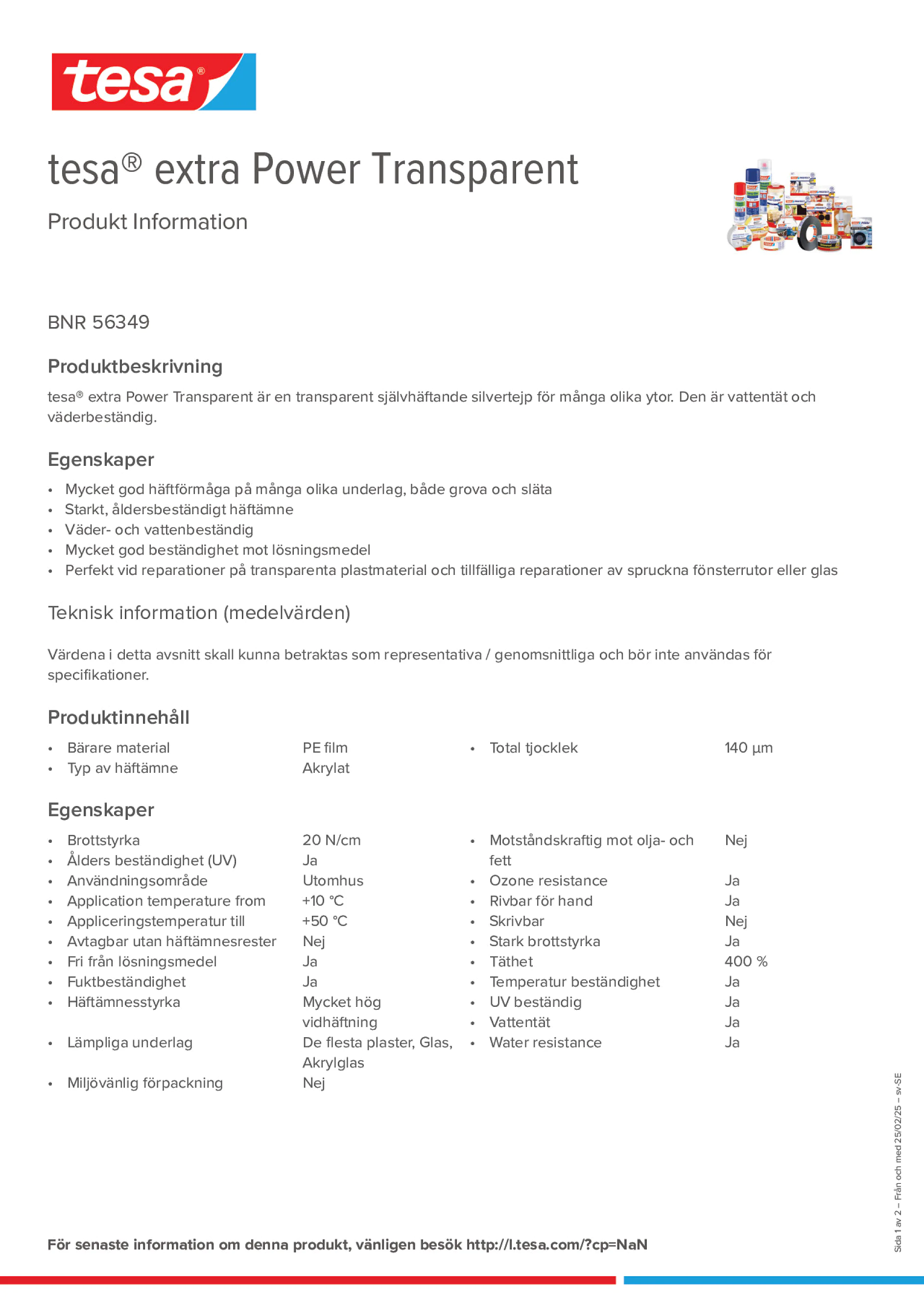 Product information_tesa® extra Power 56349_sv-SE