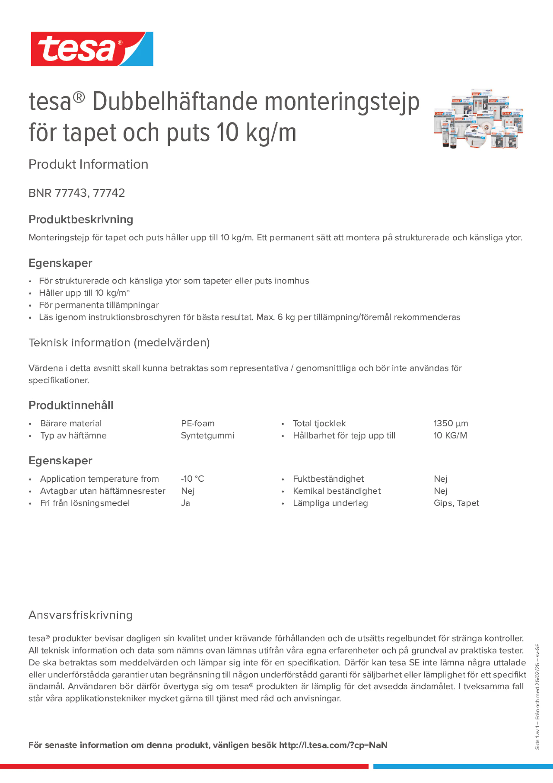 Product information_tesa® 77742_sv-SE